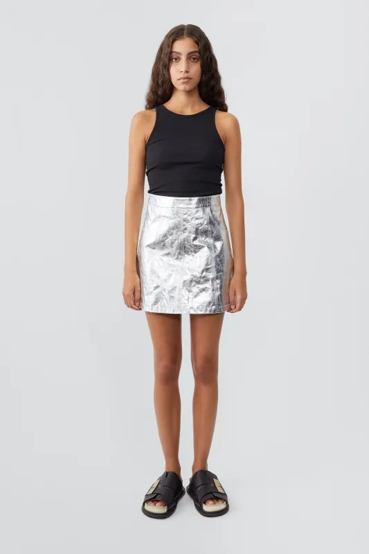 Lena Aluminum Skirt sold by Deadwood Studios