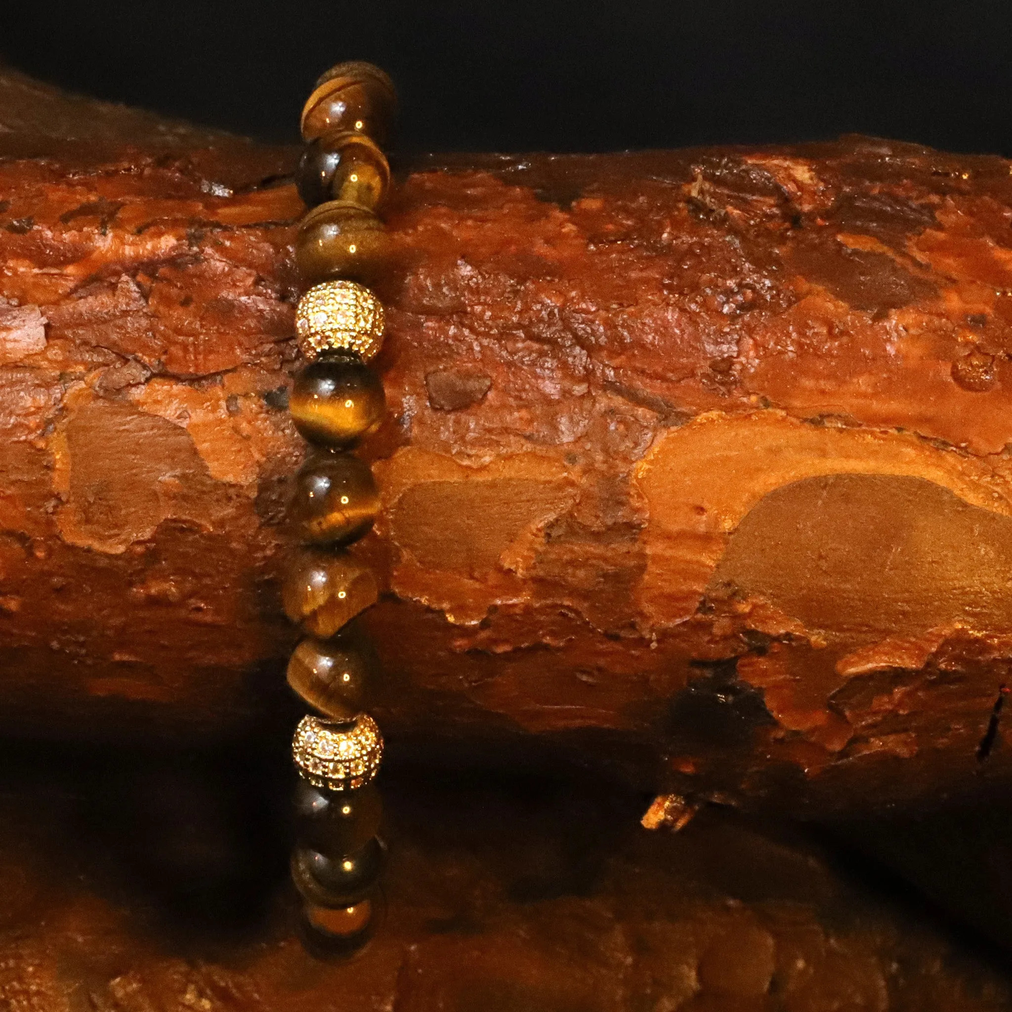 Pulsera Cassio · Pulsera de acero inoxidable y cobre con cuentas sold by Barlovento de Biar product image thumbnail 4