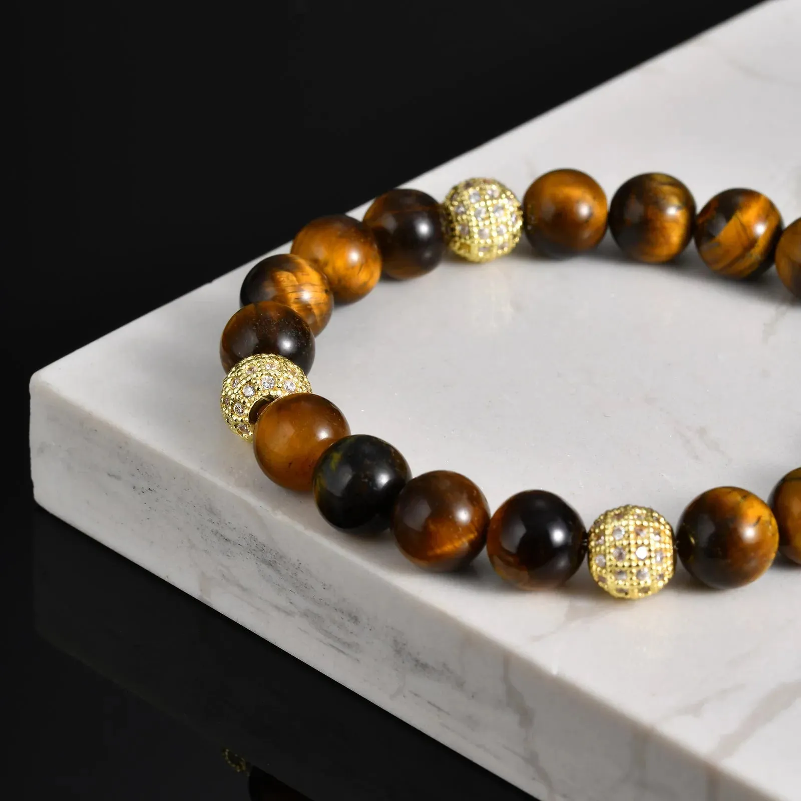 Pulsera Cassio · Pulsera de acero inoxidable y cobre con cuentas sold by Barlovento de Biar product image thumbnail 3