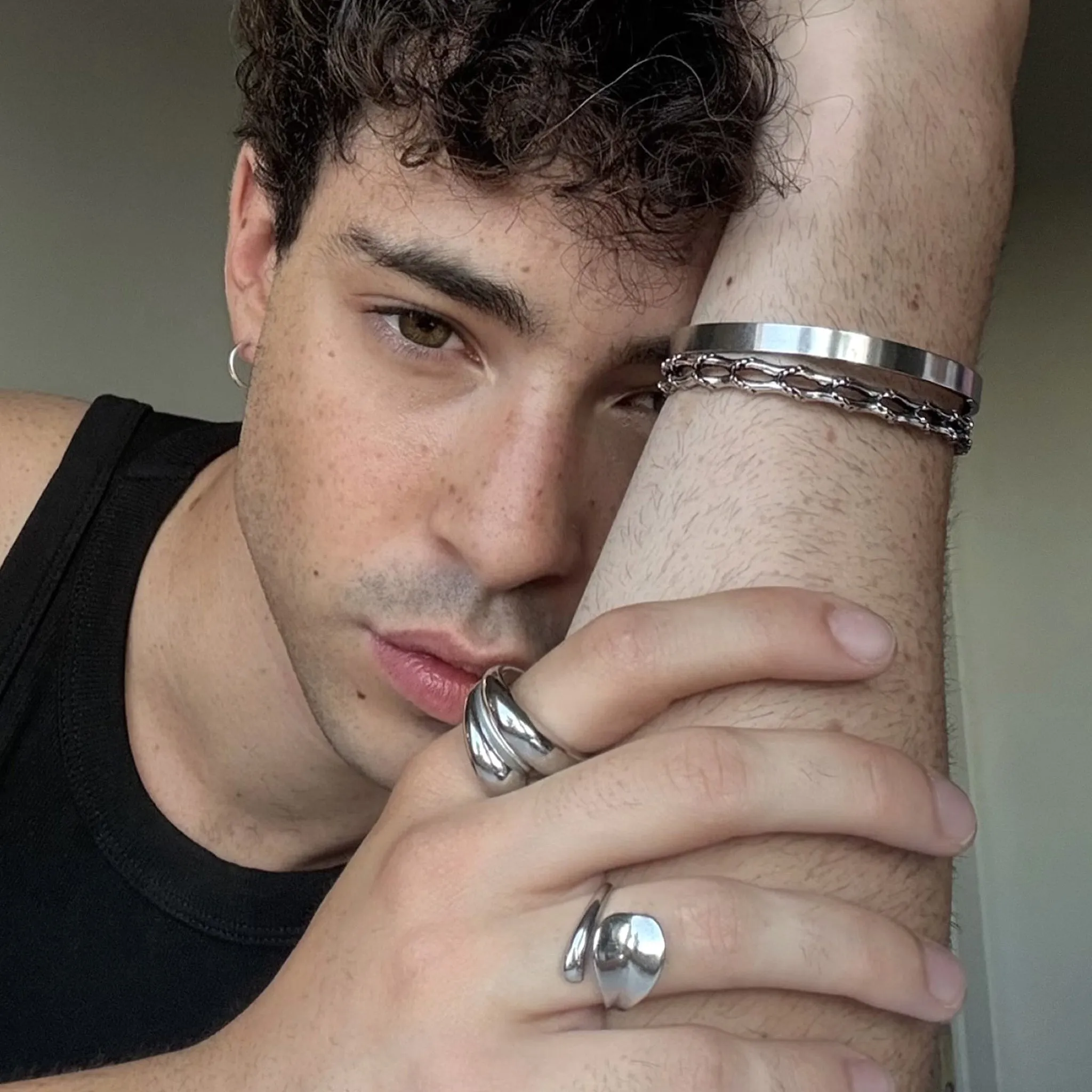 Pulsera Rigel · Pulsera de bambú de doble capa de aleación sold by Barlovento de Biar product image thumbnail 3