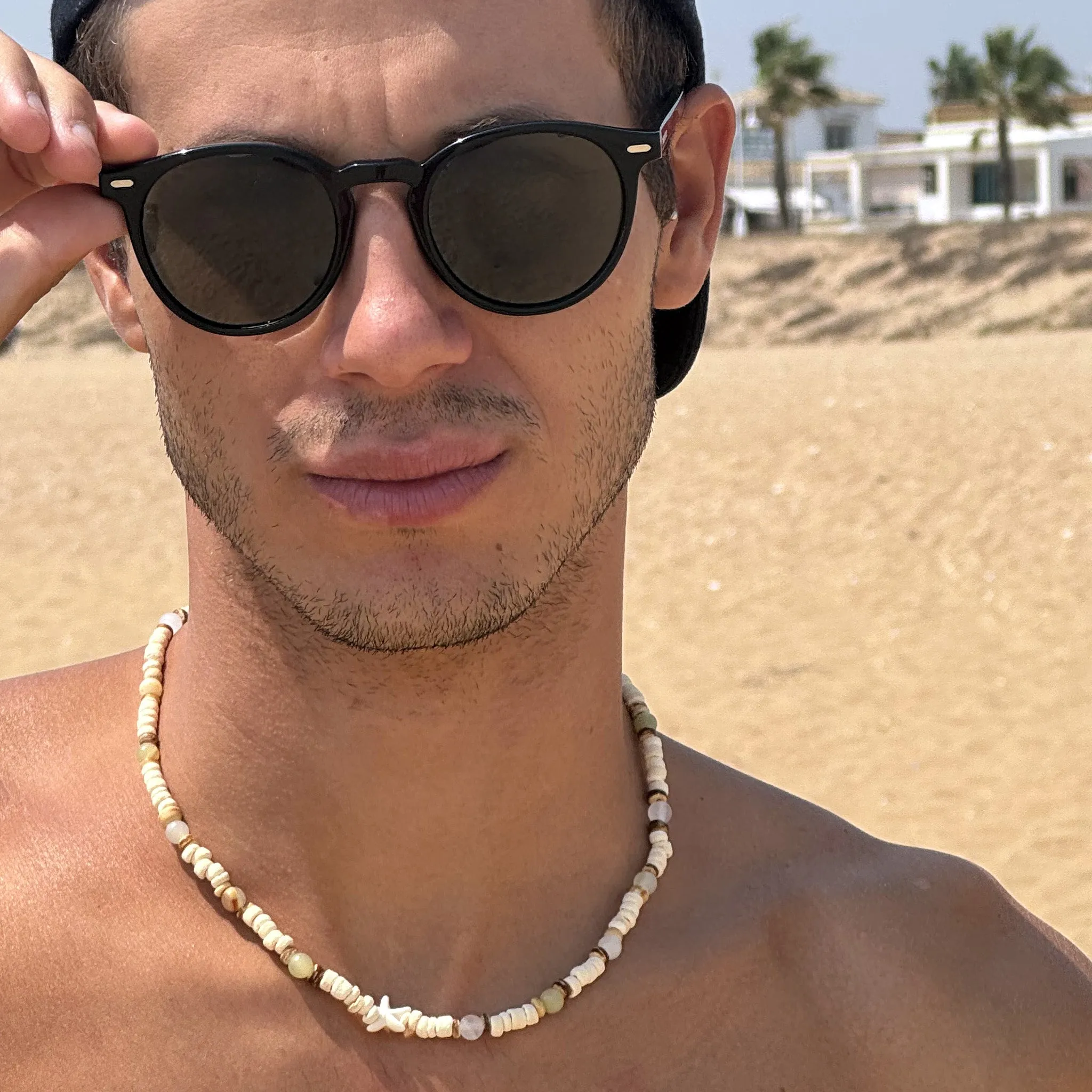 Collar Antares · Collar de cuentas de arílico y cáscara de coco sold by Barlovento de Biar product image thumbnail 2