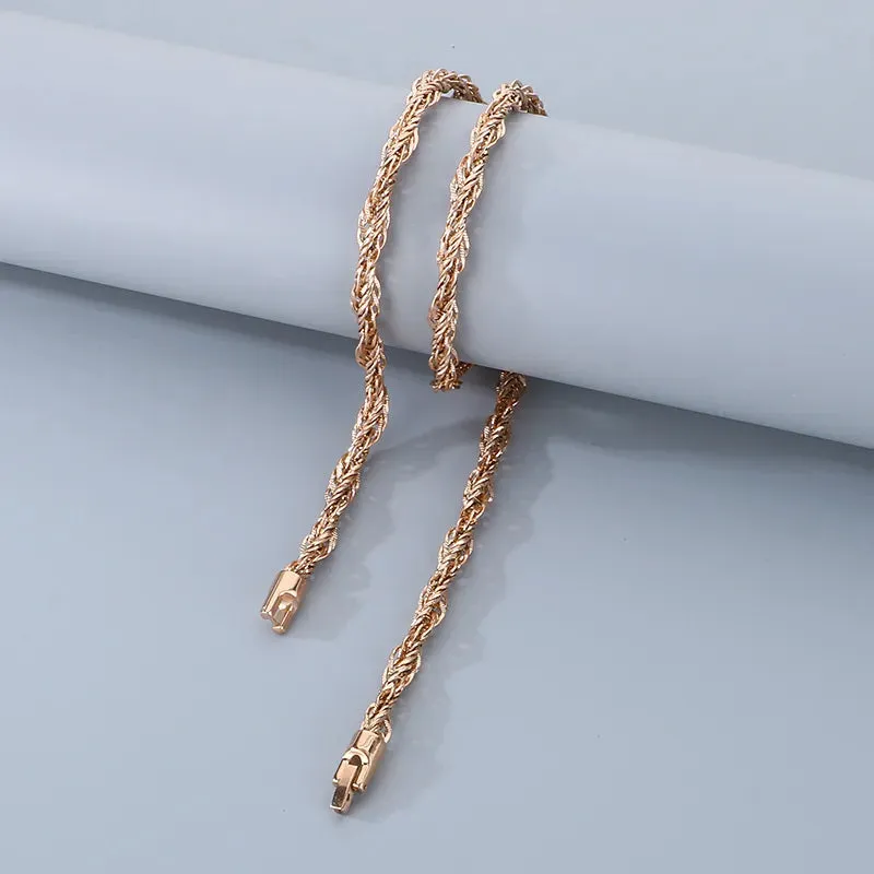 Collar Grus · Cadena de oro rosa de 18 quilates sold by Barlovento de Biar