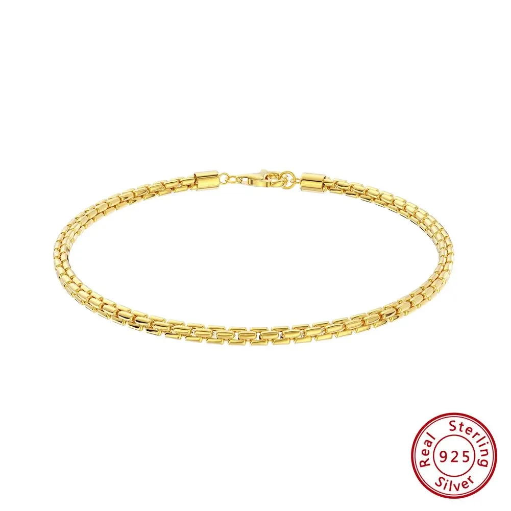 Pulsera Tanke Oro · Pulsera cadena chapado en oro de 18 quilates sold by Barlovento de Biar product image thumbnail 4