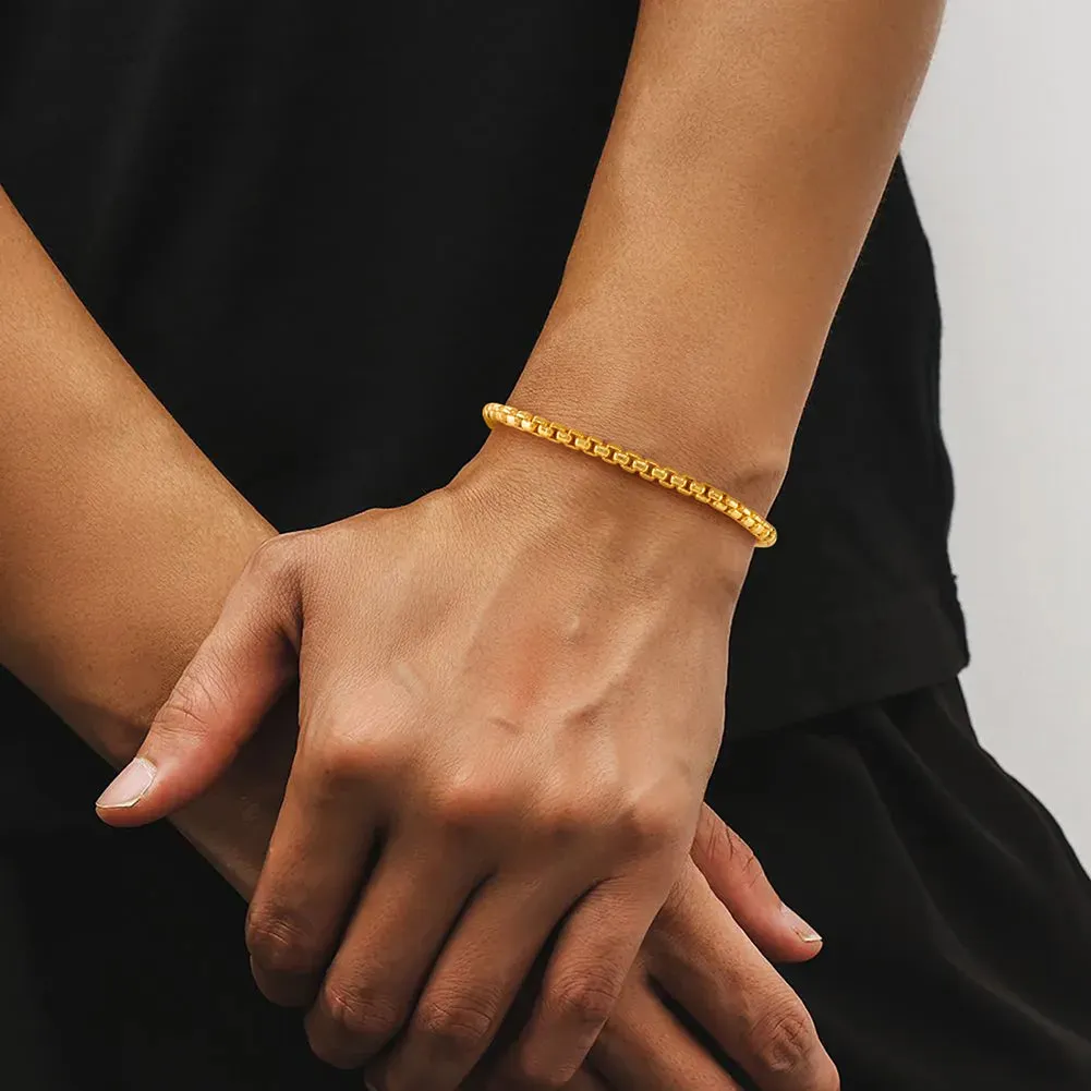 Pulsera Tanke Oro · Pulsera cadena chapado en oro de 18 quilates sold by Barlovento de Biar product image thumbnail 2