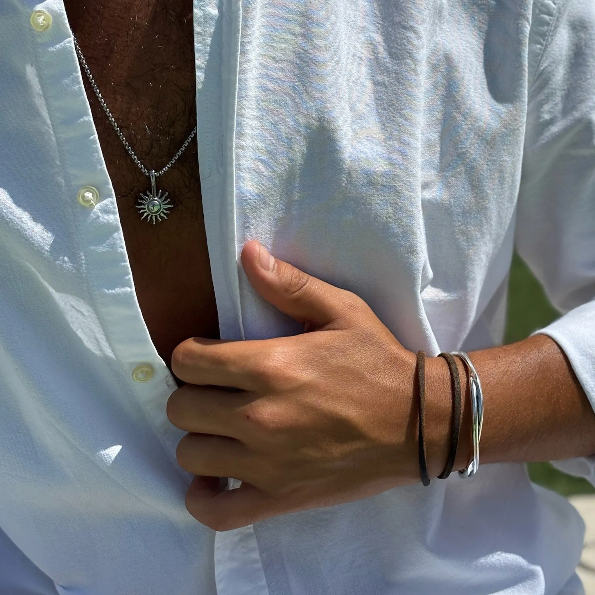 Pulsera Spica · Brazalete de aleación abierto sold by Barlovento de Biar product image thumbnail 2
