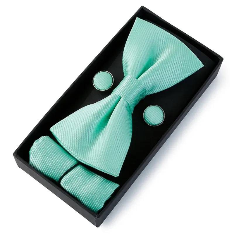 Portland · conjunto de pajarita verde menta made by Barlovento de Biar