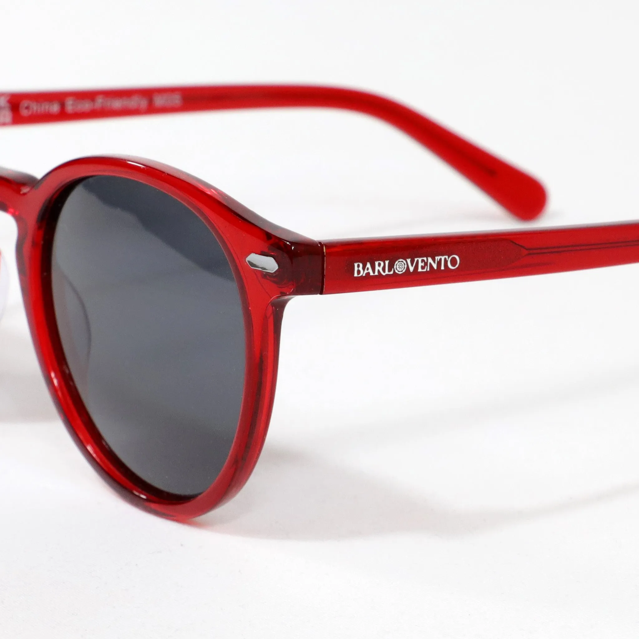 Saladeta · gafas de sol redondas de cristal rojo sold by Barlovento de Biar product image thumbnail 3