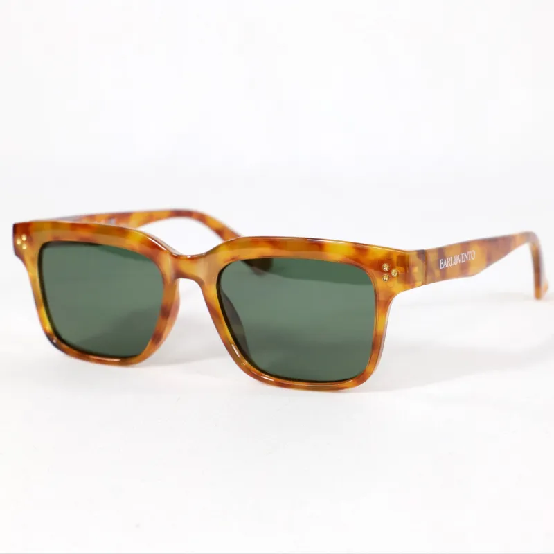 Zarautz · gafas de sol de carey con lentes verdes sold by Barlovento de Biar