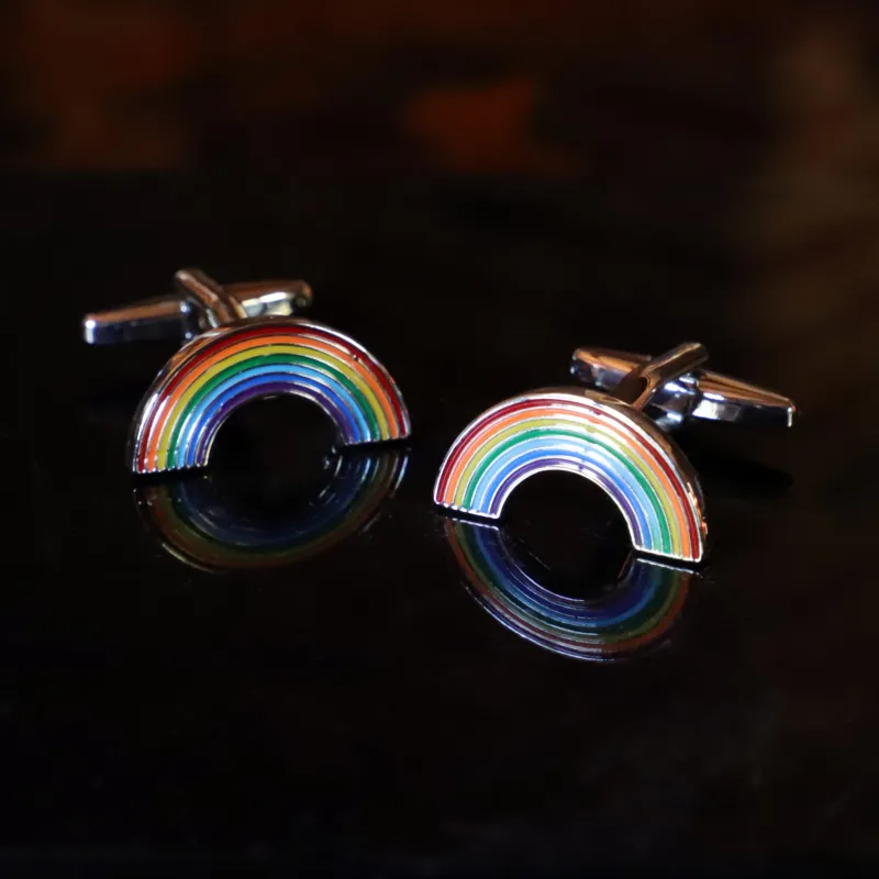 Arcoíris  · gemelos para el orgullo gay sold by Barlovento de Biar