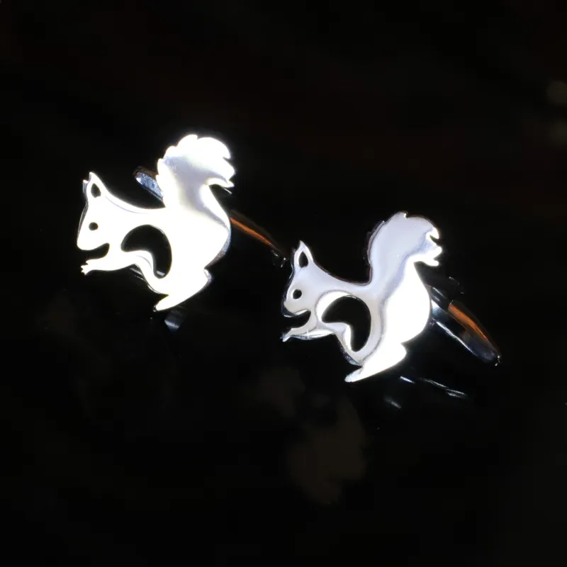 Ardillas plateado · gemelos para los amantes de la ardilla made by Barlovento de Biar