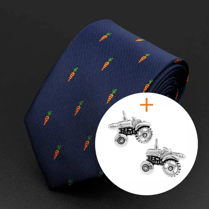 Corbata y gemelos juego de regalo para agricultores sold by Barlovento de Biar