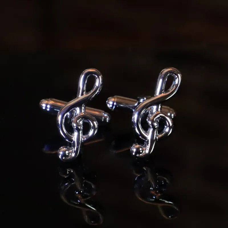 Clave de sol · gemelos para musicos sold by Barlovento de Biar