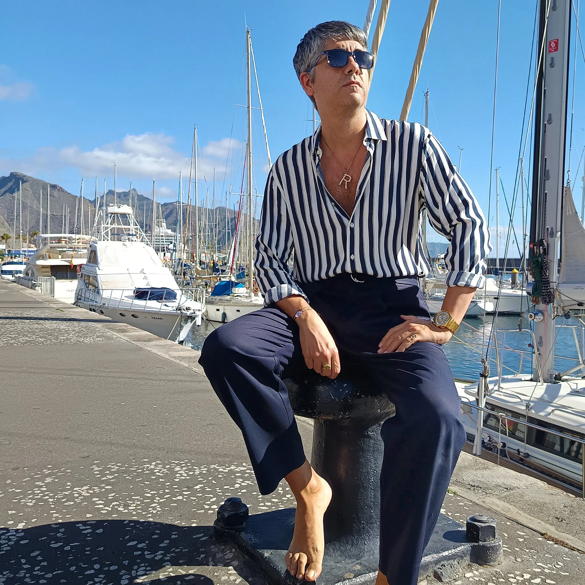 Paradís · gafas de sol con montura azul sold by Barlovento de Biar product image thumbnail 5