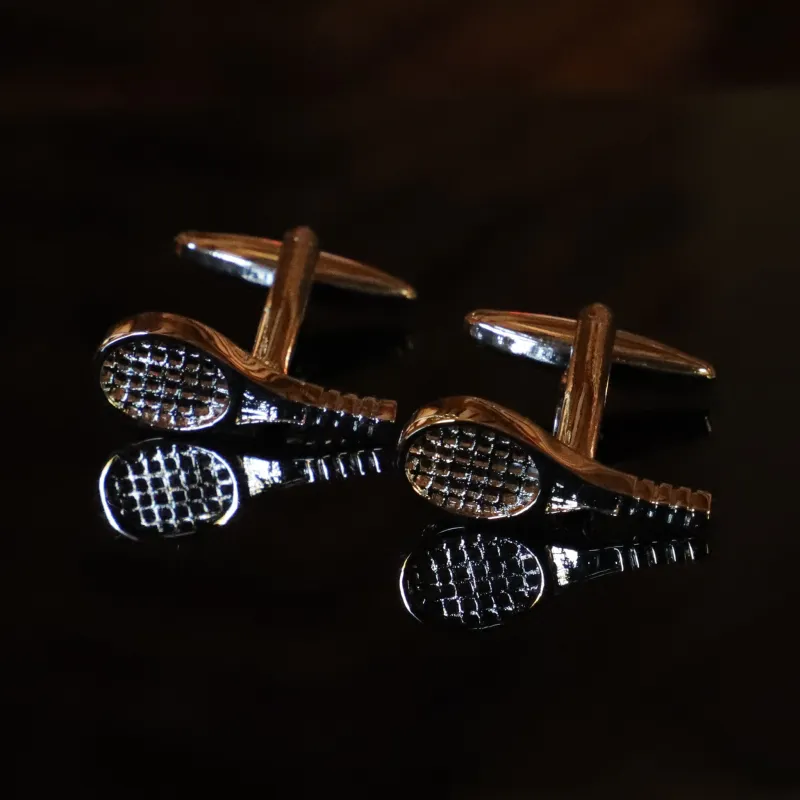 Tenis · gemelos con forma de raqueta de tenis sold by Barlovento de Biar