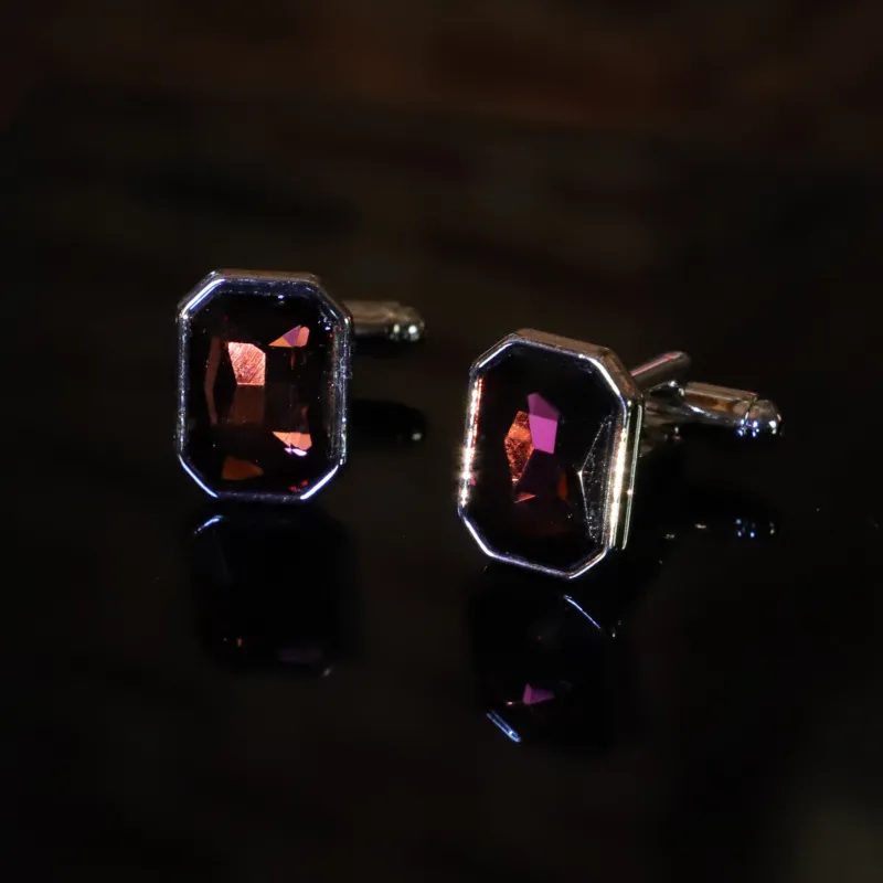 Aldebarán · gemelos con piedra de vino tinto sold by Barlovento de Biar