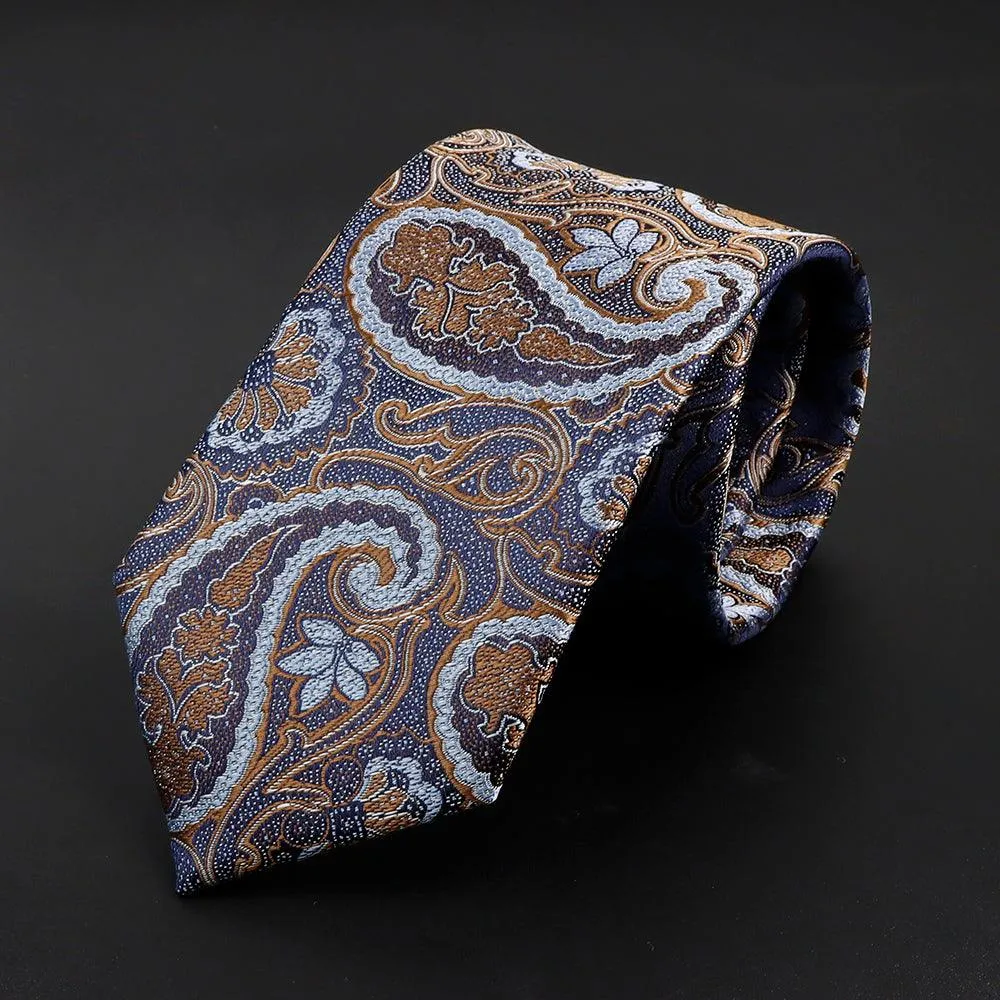 Ardenne · corbata con estampado paisley marrón sold by Barlovento de Biar