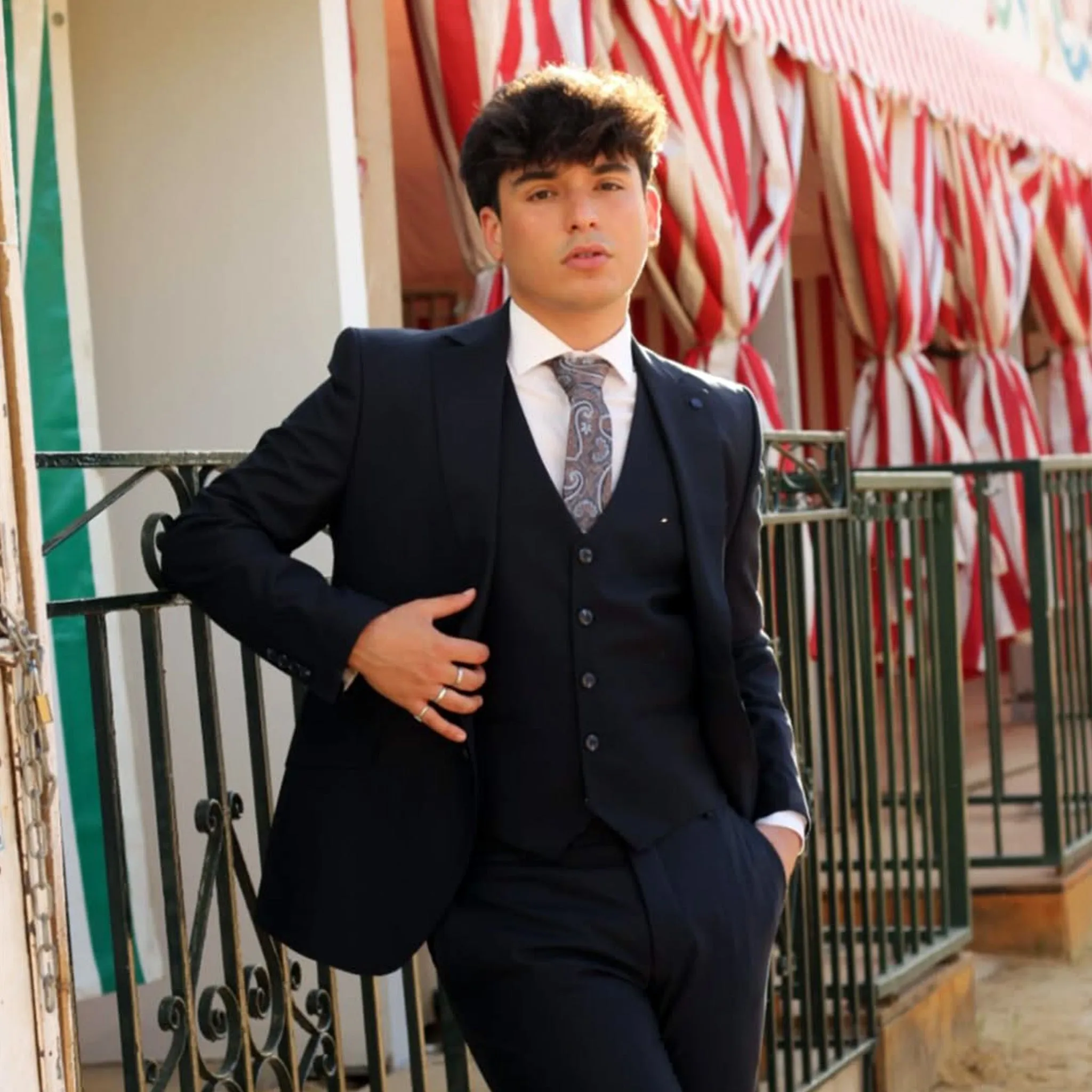 Ardenne · corbata con estampado paisley marrón sold by Barlovento de Biar product image thumbnail 3