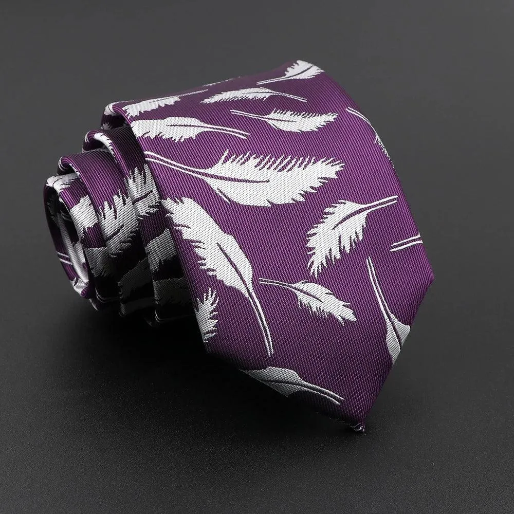 Plumas Morados · corbata de diseño sold by Barlovento de Biar