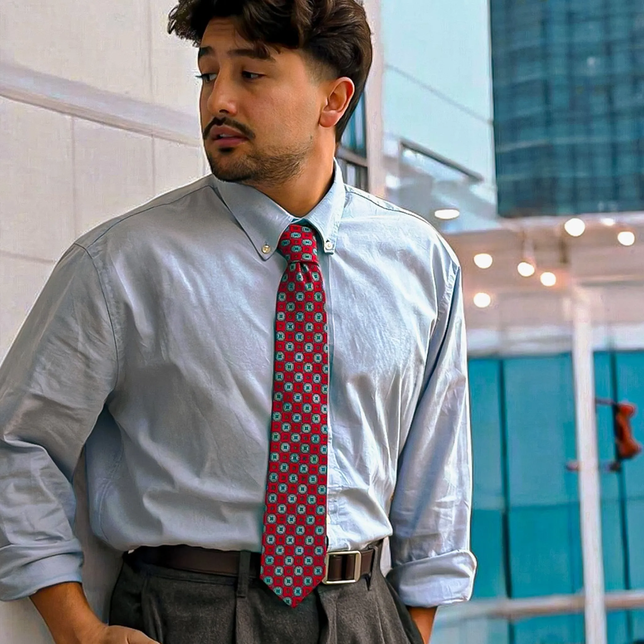 Vicenza · corbata roja estilo italiano sold by Barlovento de Biar product image thumbnail 5