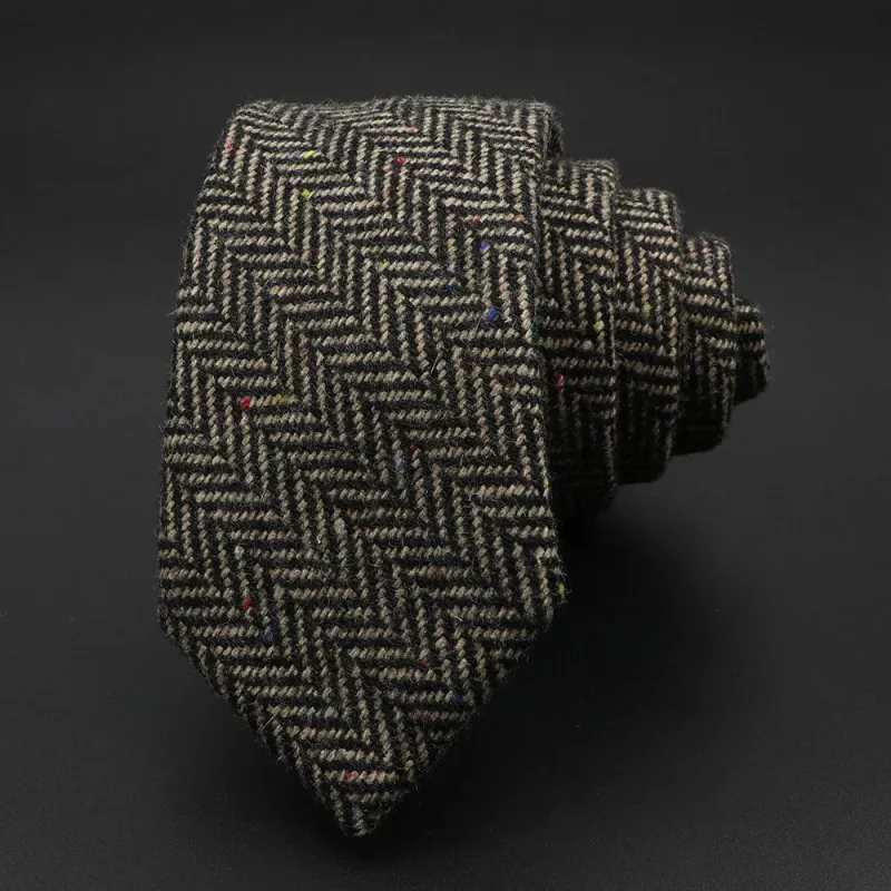 Vancouver · corbata de lana de espiga gris sold by Barlovento de Biar