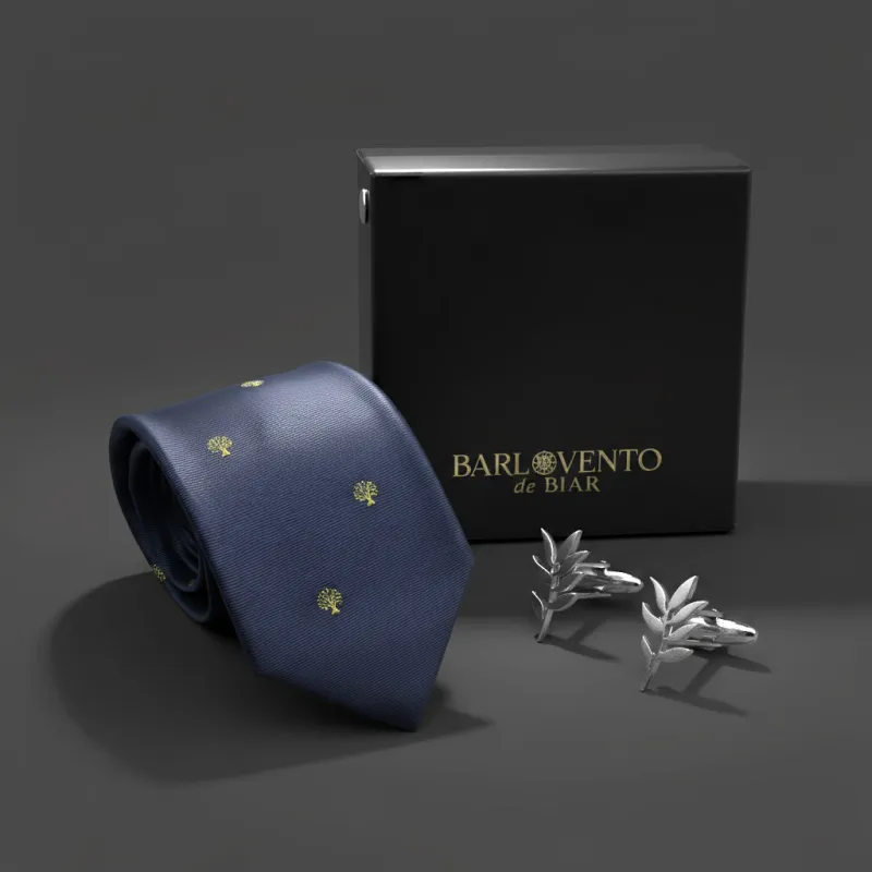 Conjunto de corbata y gemelos para cultivadores de olivos sold by Barlovento de Biar