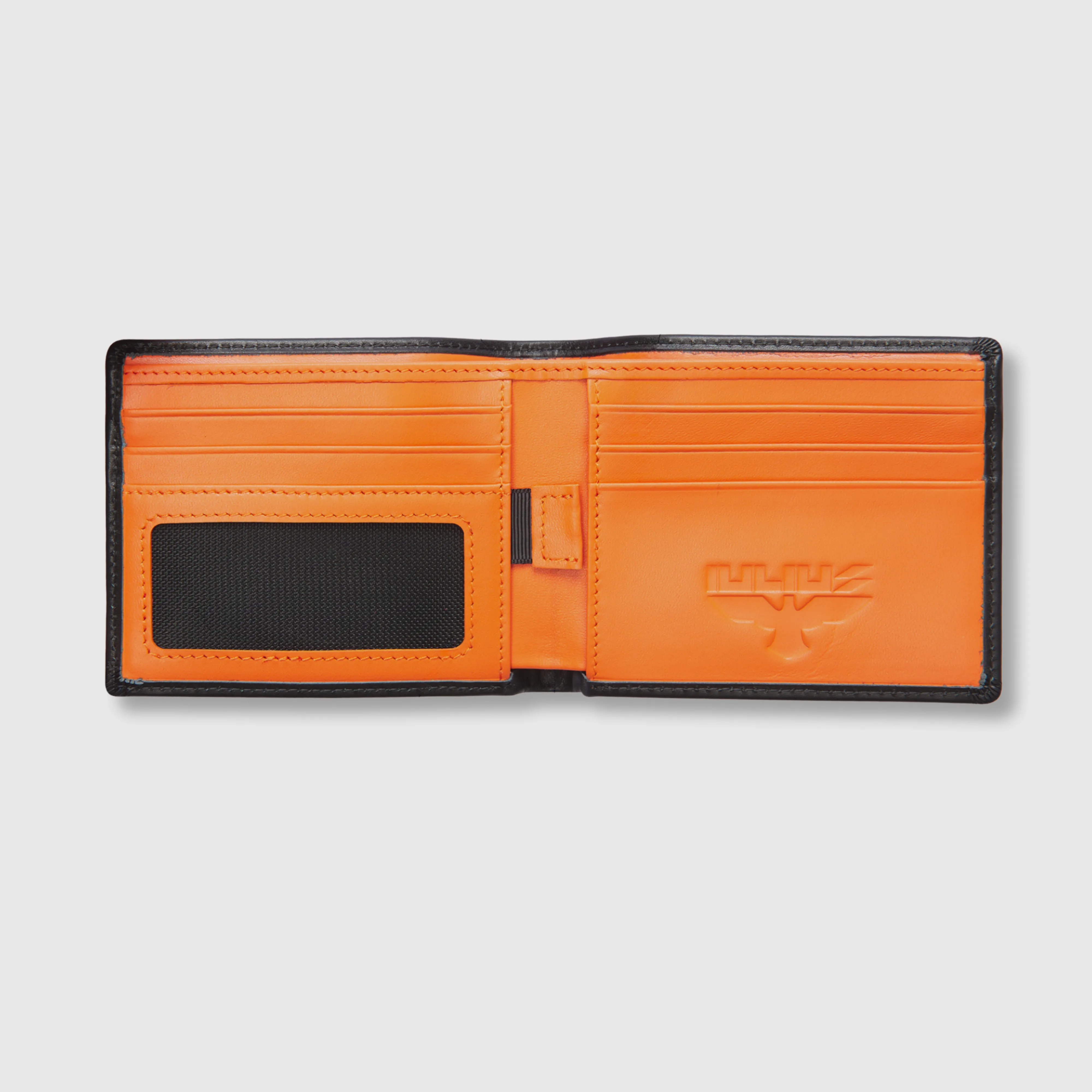 Zürich · Billetera de cuero genuino con interior naranja sold by Barlovento de Biar product image thumbnail 2