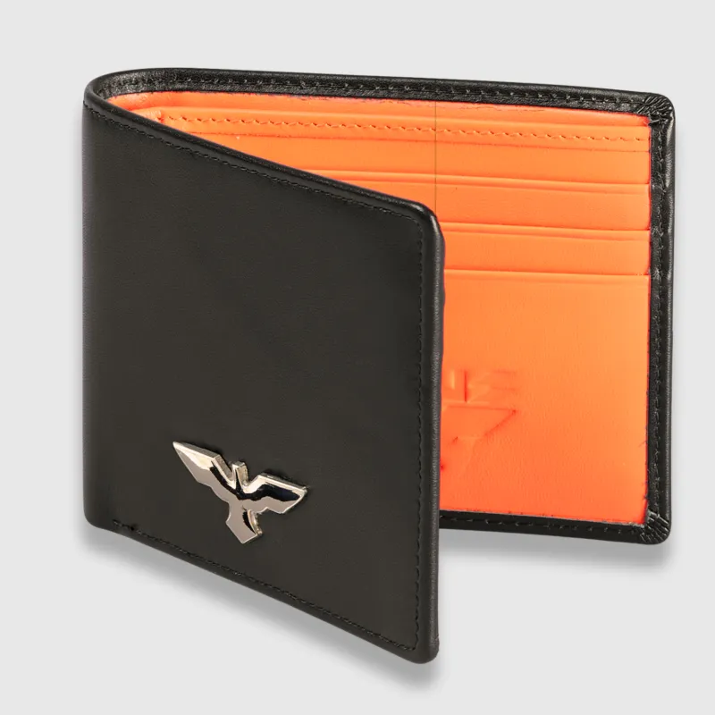 Zürich · Billetera de cuero genuino con interior naranja sold by Barlovento de Biar