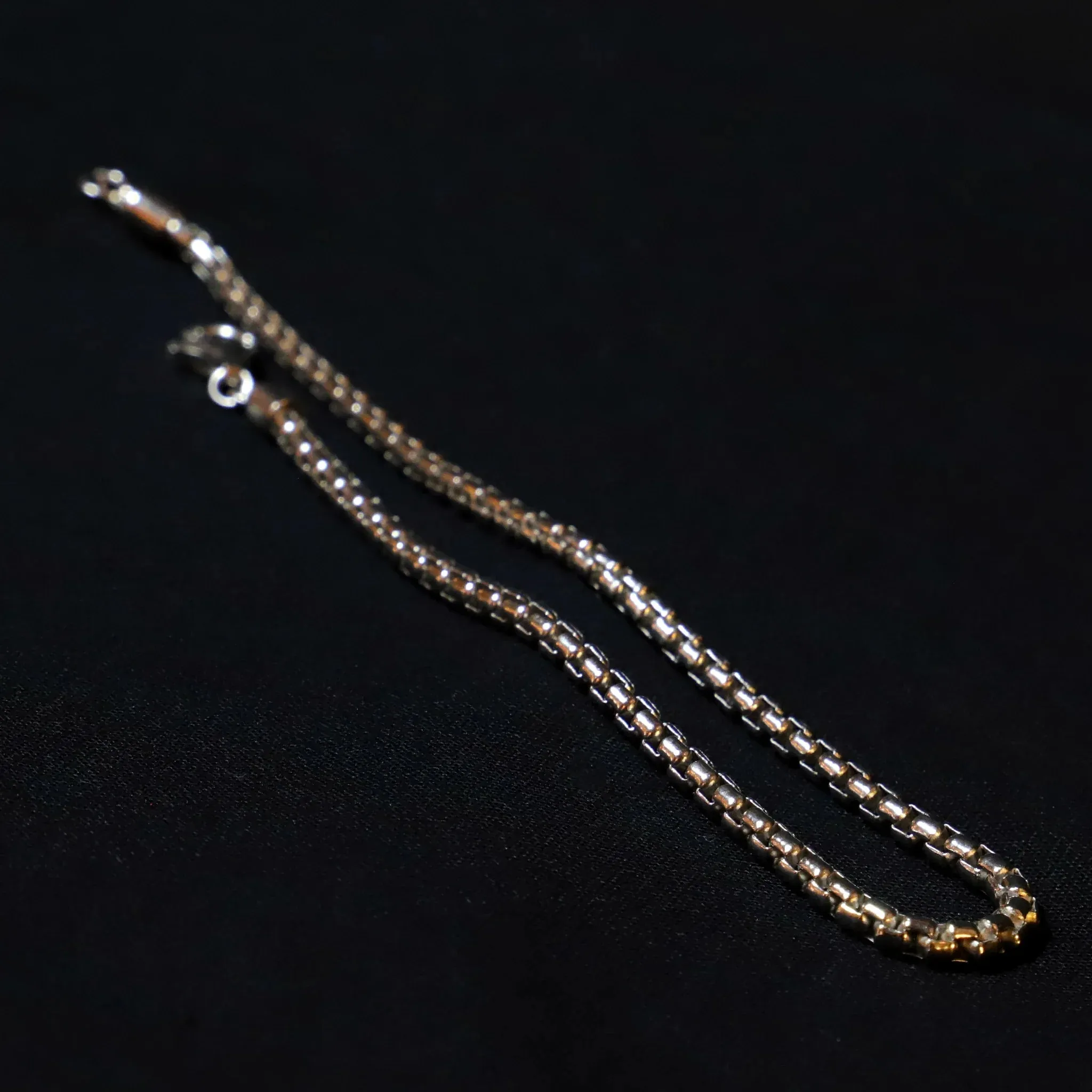 Pulsera Tanke Platino · Pulsera de cadena de plata de ley 925 bañada en platino sold by Barlovento de Biar product image thumbnail 2