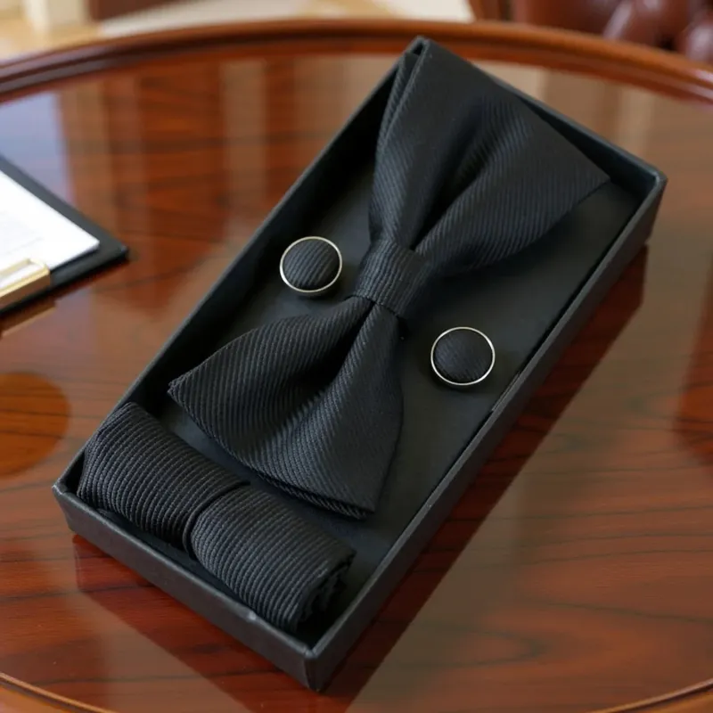 Manhattan · conjunto de pajarita negro made by Barlovento de Biar