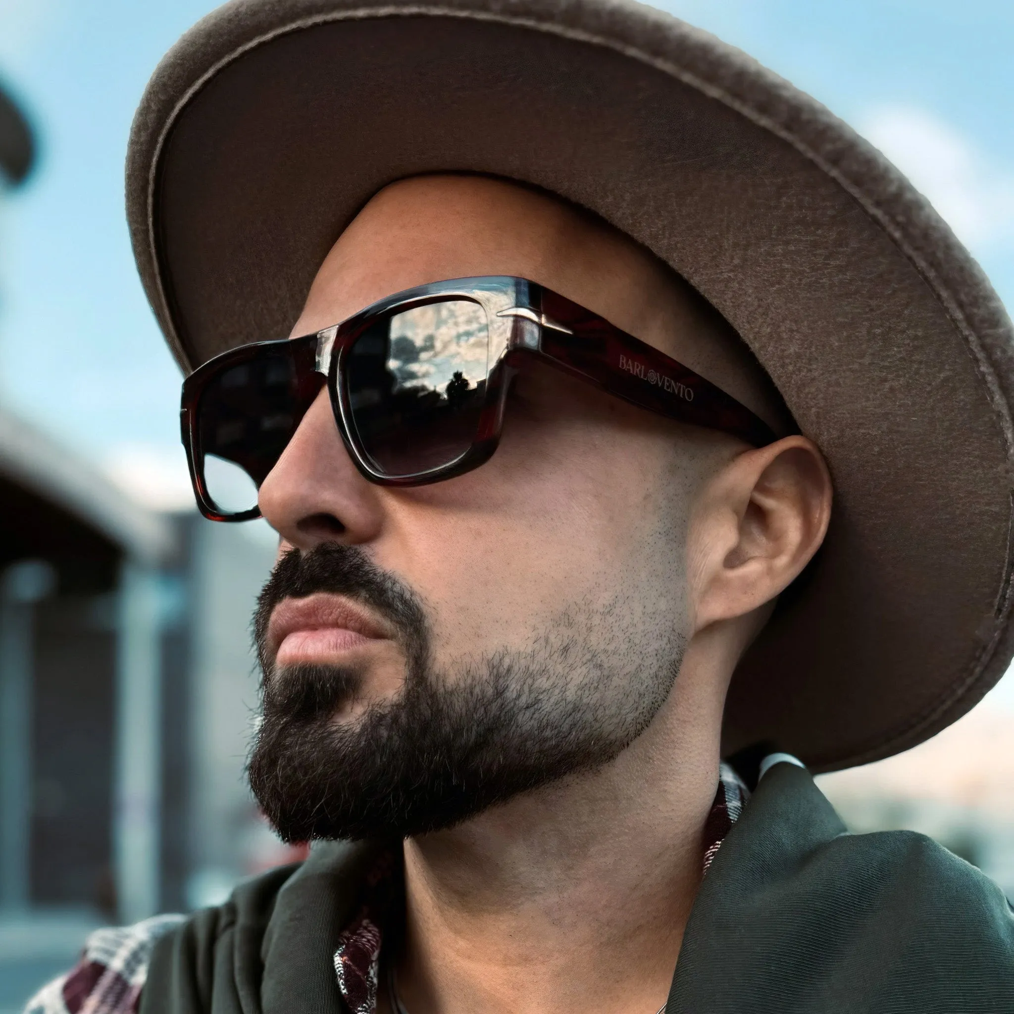 Varadero · gafas de sol de carey con lentes azules UV400 sold by Barlovento de Biar product image thumbnail 4