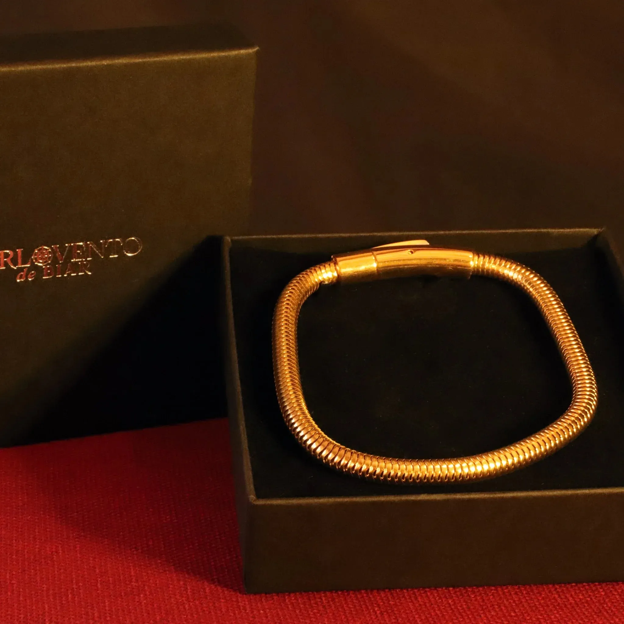 Pulsera Orilum Oro · Pulsera muelle chapados en oro de 18k sold by Barlovento de Biar product image thumbnail 5