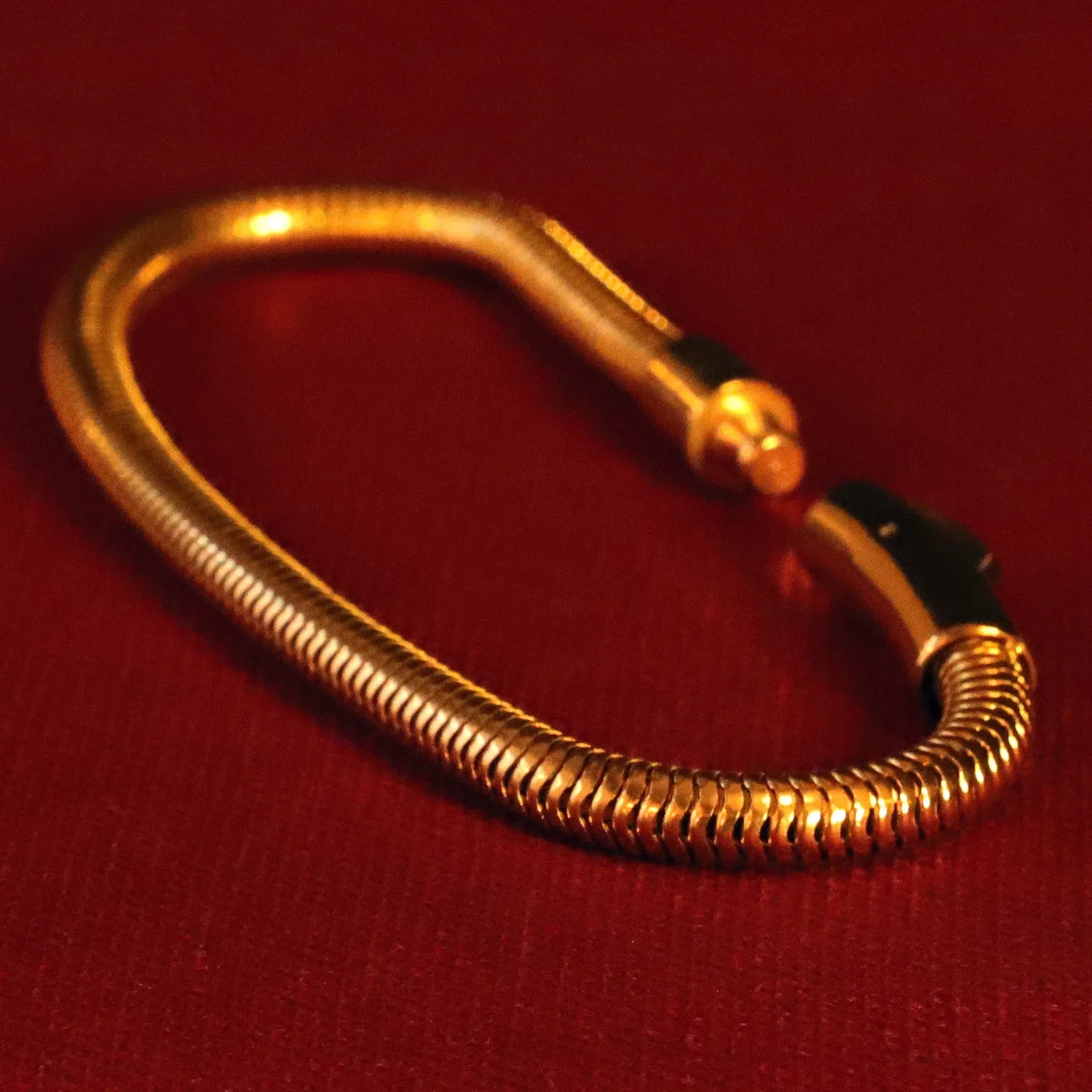 Pulsera Orilum Oro · Pulsera muelle chapados en oro de 18k sold by Barlovento de Biar product image thumbnail 3