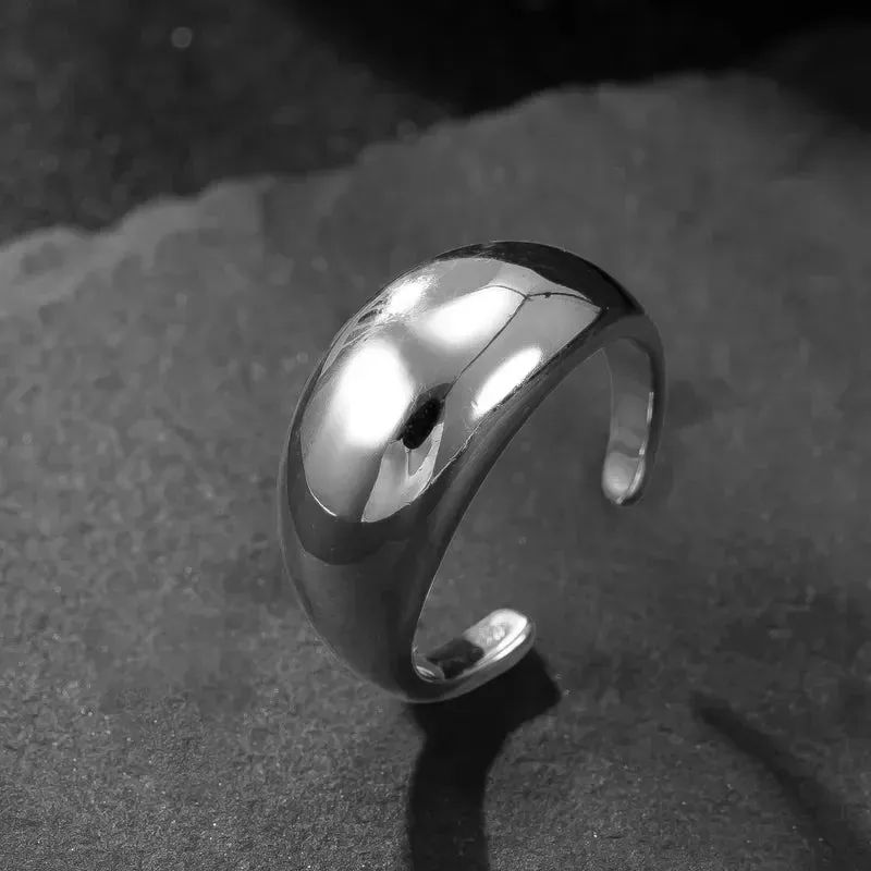 Anillo Ciclo · Anillo abierto brillante de Acero Inoxidable made by Barlovento de Biar