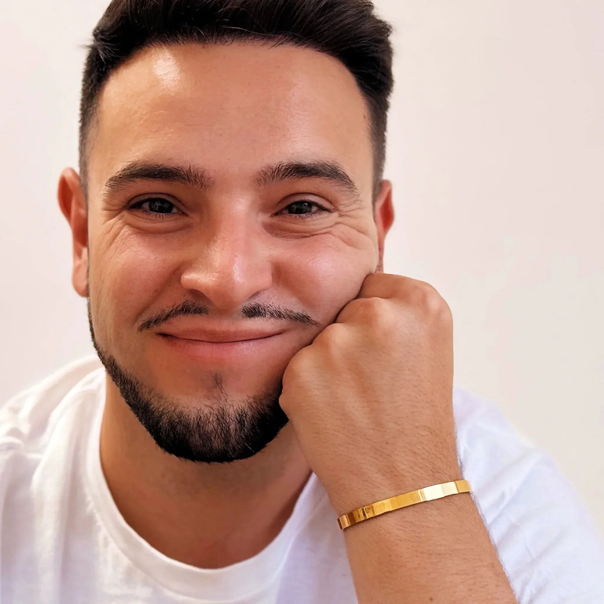 Pulsera Maia Dorada · Pulsera estilo clásico de acero inoxidable sold by Barlovento de Biar product image thumbnail 5