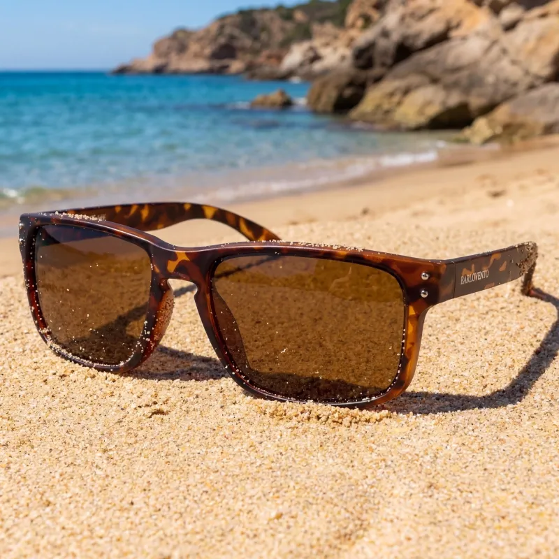 Corralejo · gafas de sol en carey marrón made by Barlovento de Biar
