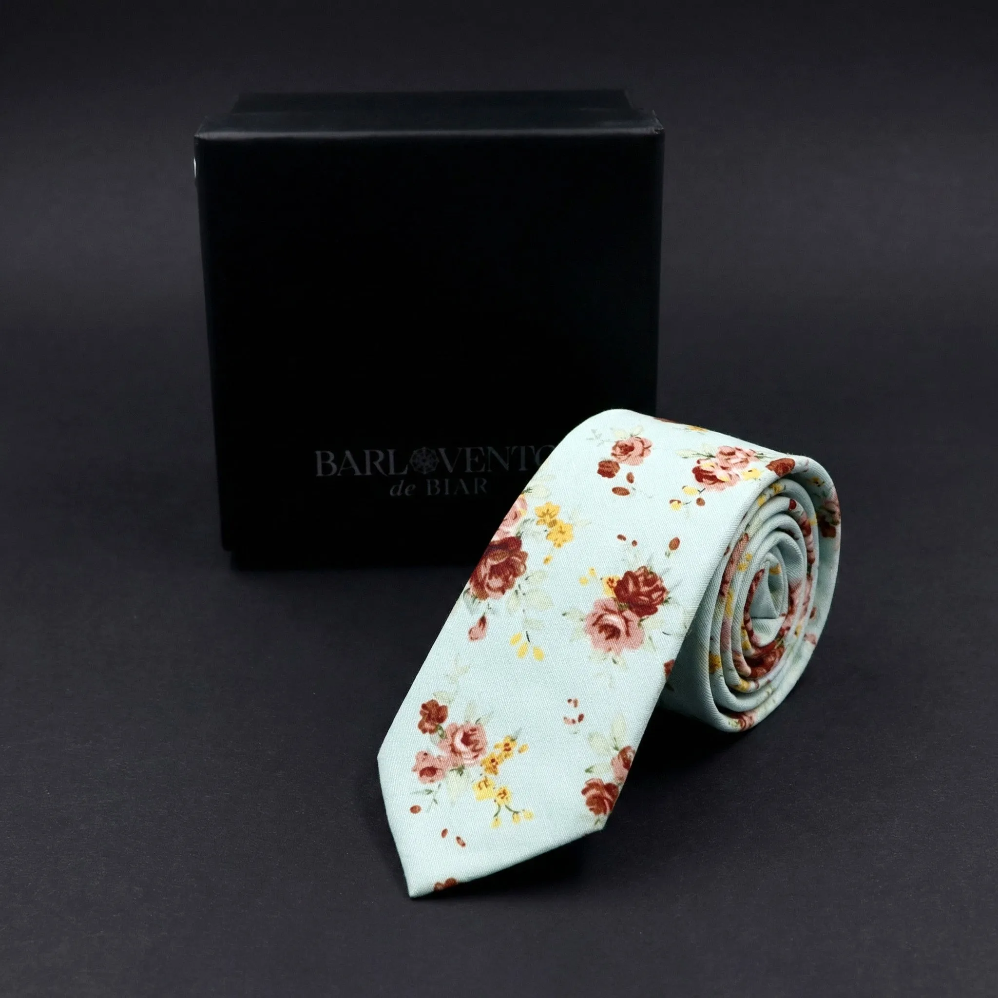 Ranúnculos · ESTRECHA · corbata floral azul pálido sold by Barlovento de Biar product image thumbnail 3