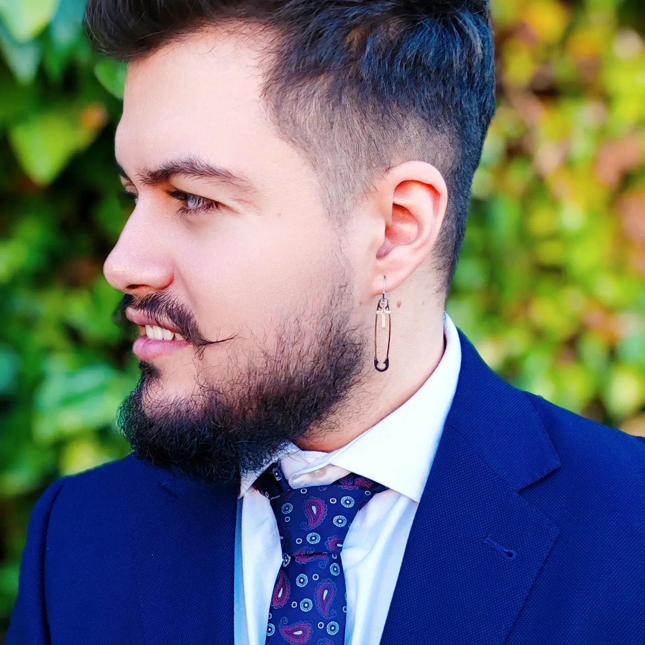 Quimper · corbata con estampado paisley azul sold by Barlovento de Biar product image thumbnail 2