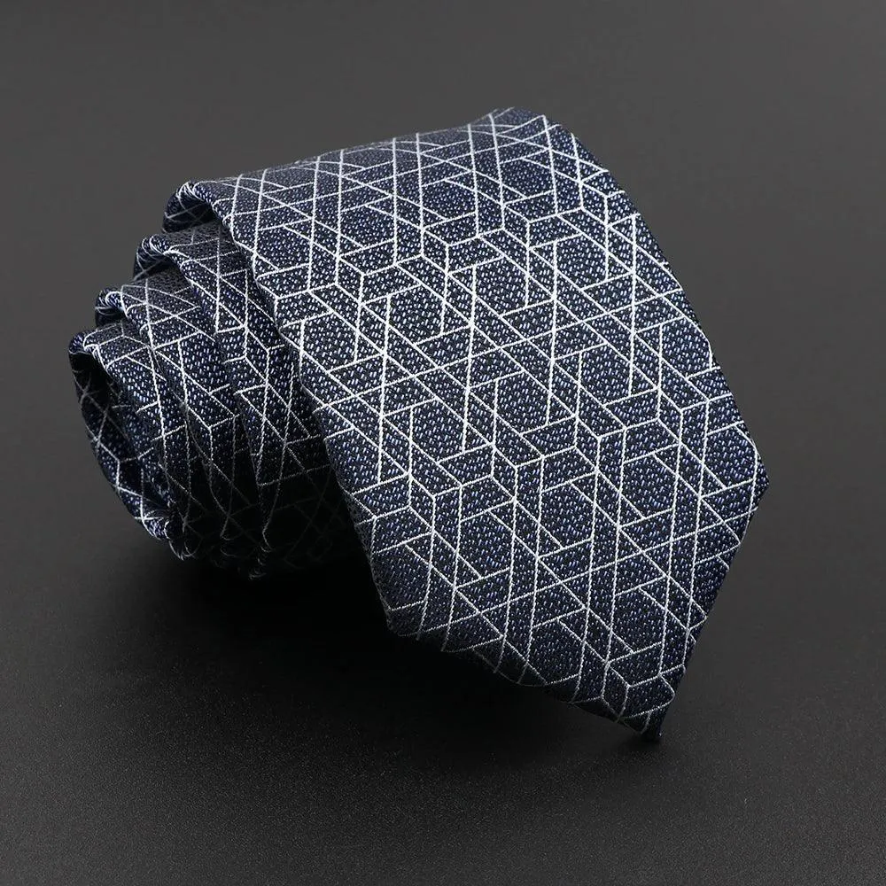 Geo Azul · corbata geométrica azul sold by Barlovento de Biar