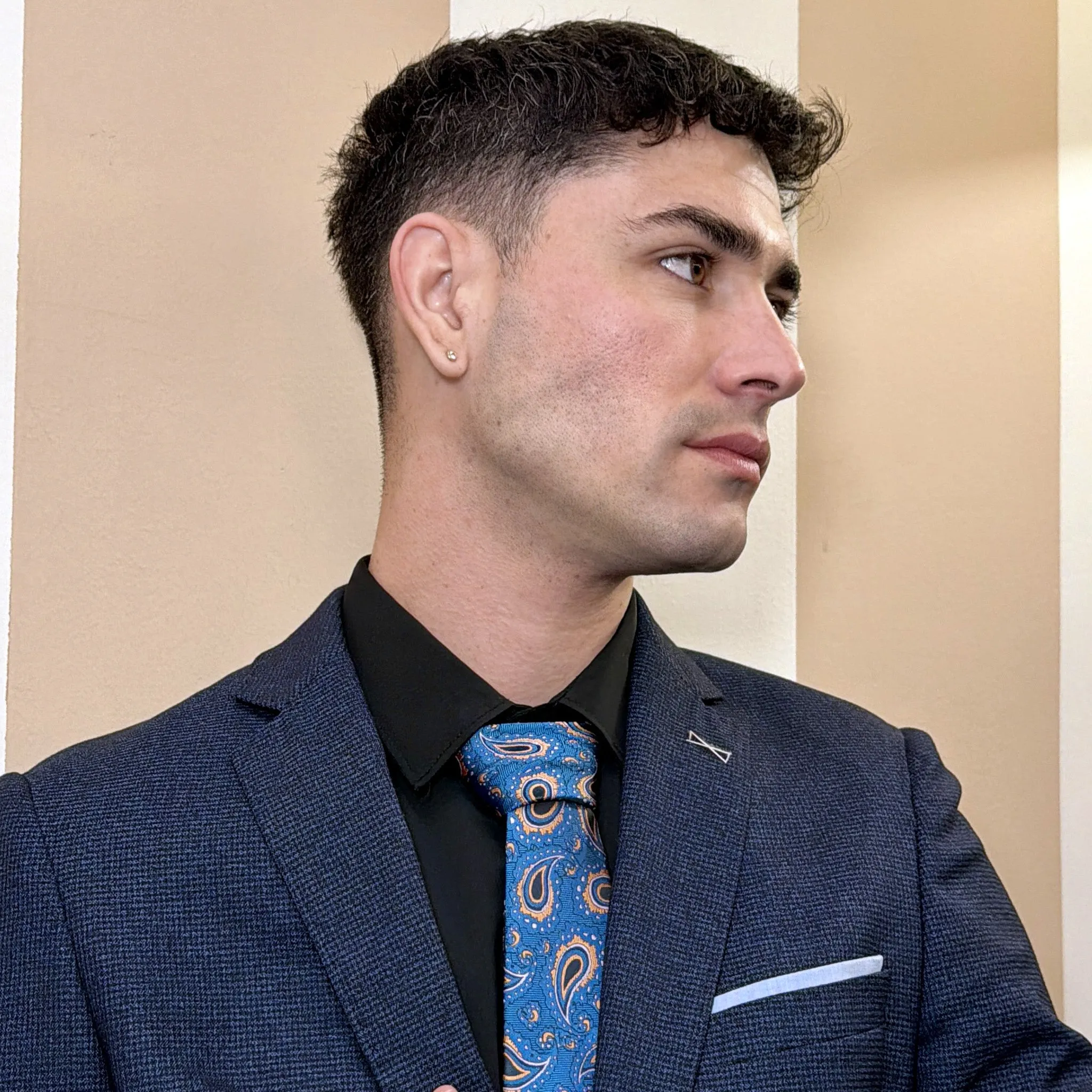 Poitiers · corbata con estampado paisley azul sold by Barlovento de Biar product image thumbnail 4