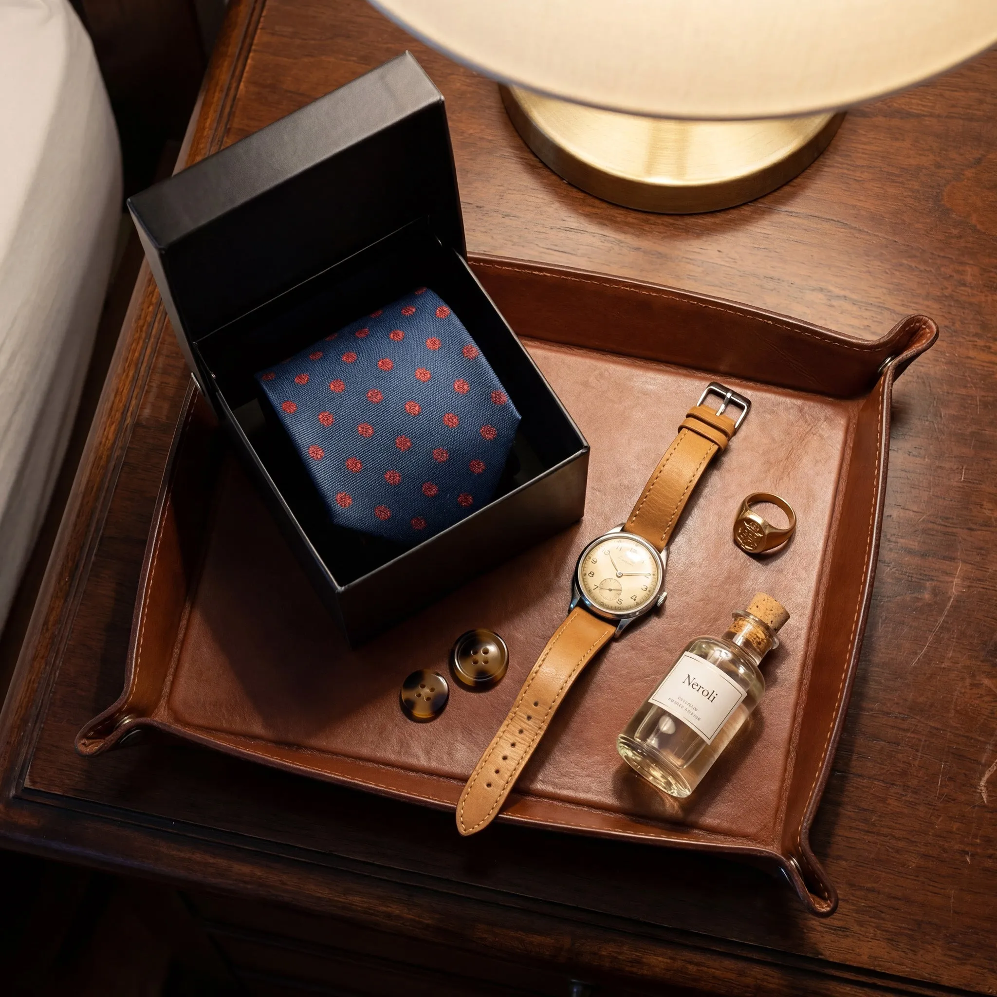 Rosas Rojas · corbata azul con flores rojas geométricas sold by Barlovento de Biar product image thumbnail 5