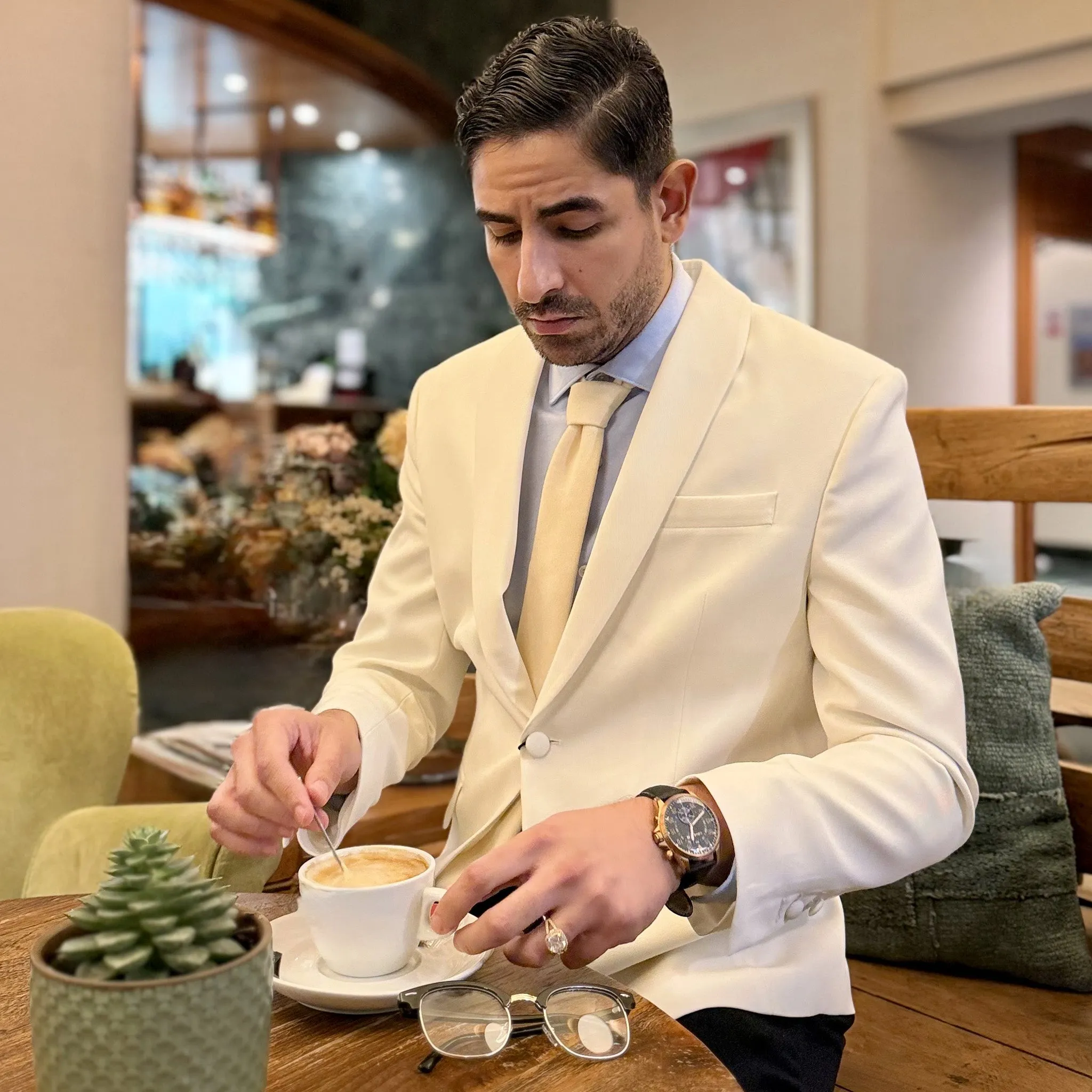 Sahara · corbata crema suave sold by Barlovento de Biar product image thumbnail 4