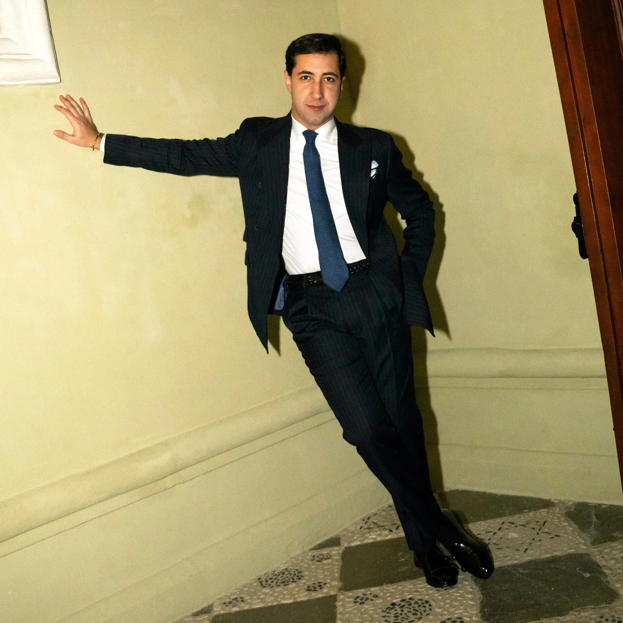 Ordos · corbata azul oscuro suave sold by Barlovento de Biar product image thumbnail 3