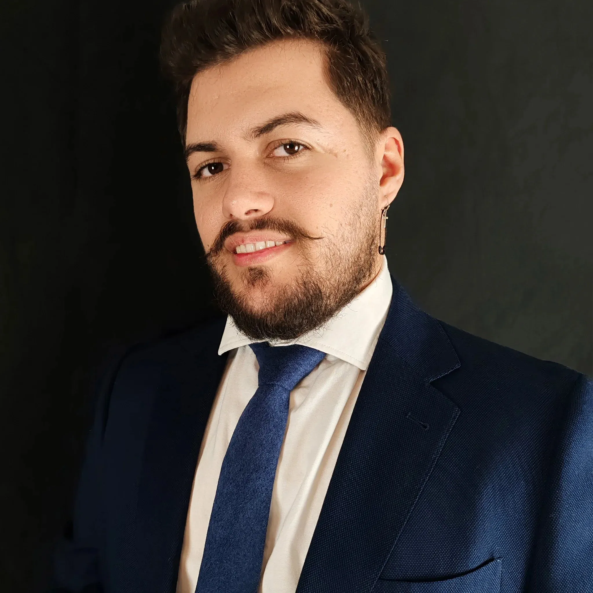 Ordos · corbata azul oscuro suave sold by Barlovento de Biar product image thumbnail 5