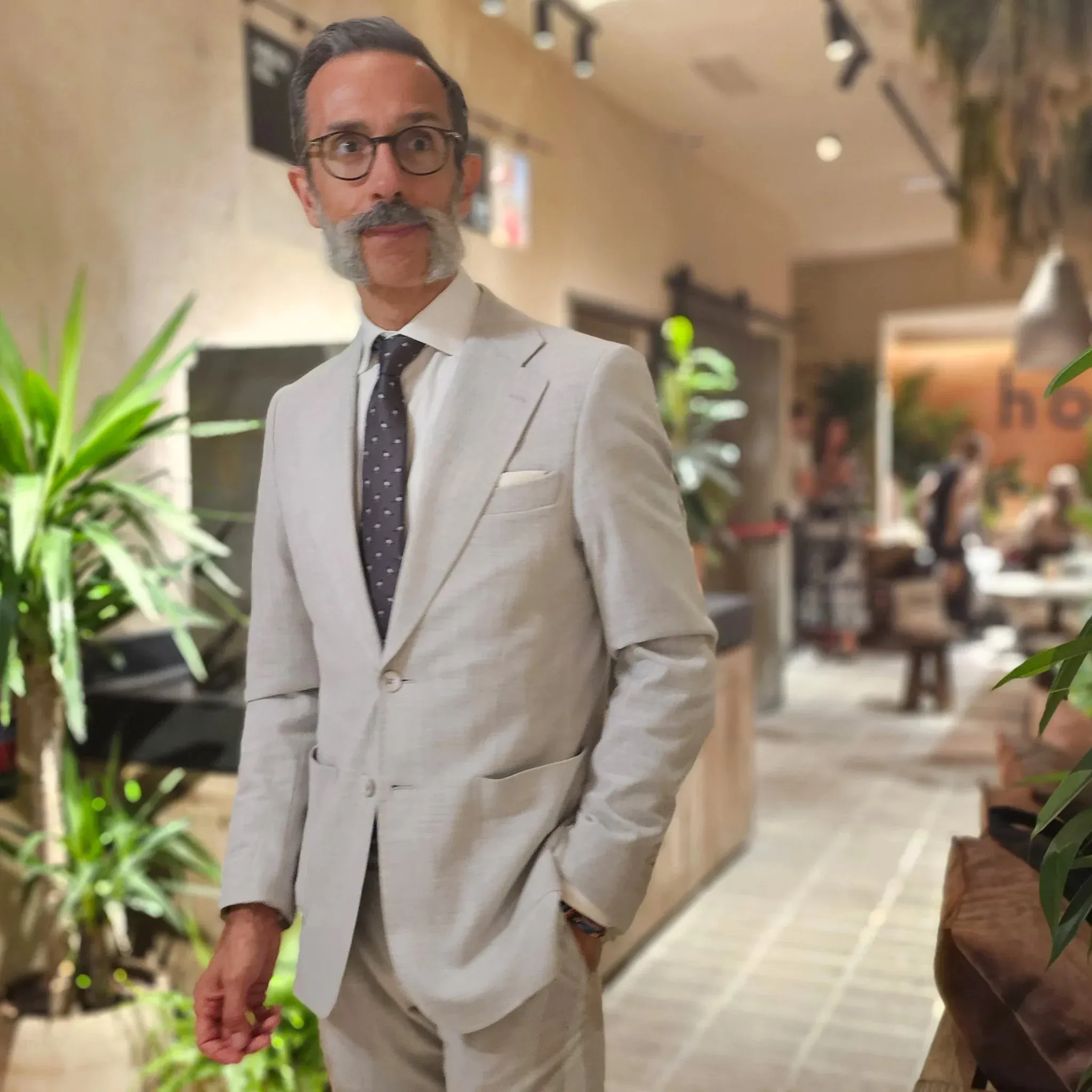 Palomas · corbata de diseño gris para los amantes de las aves sold by Barlovento de Biar product image thumbnail 4