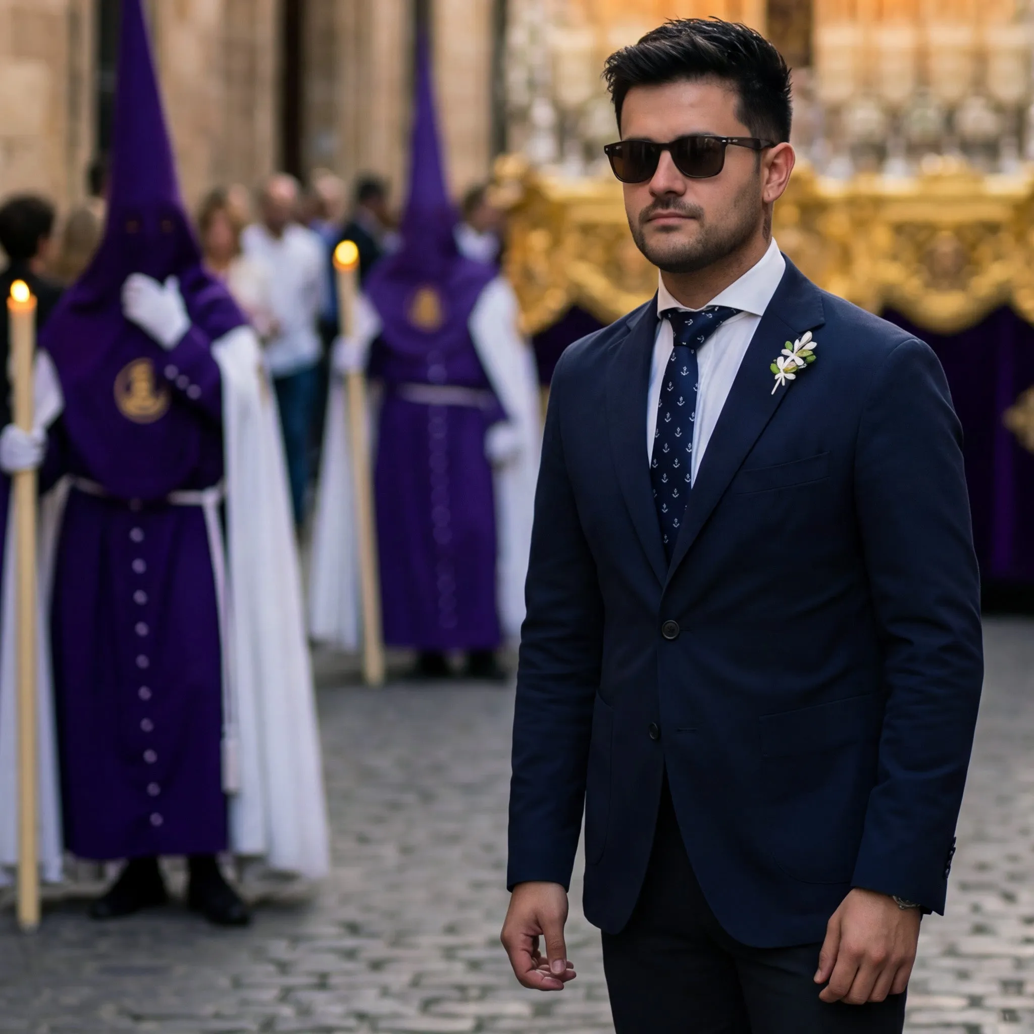 Anclas · corbata de diseño azul para marineros sold by Barlovento de Biar product image thumbnail 5