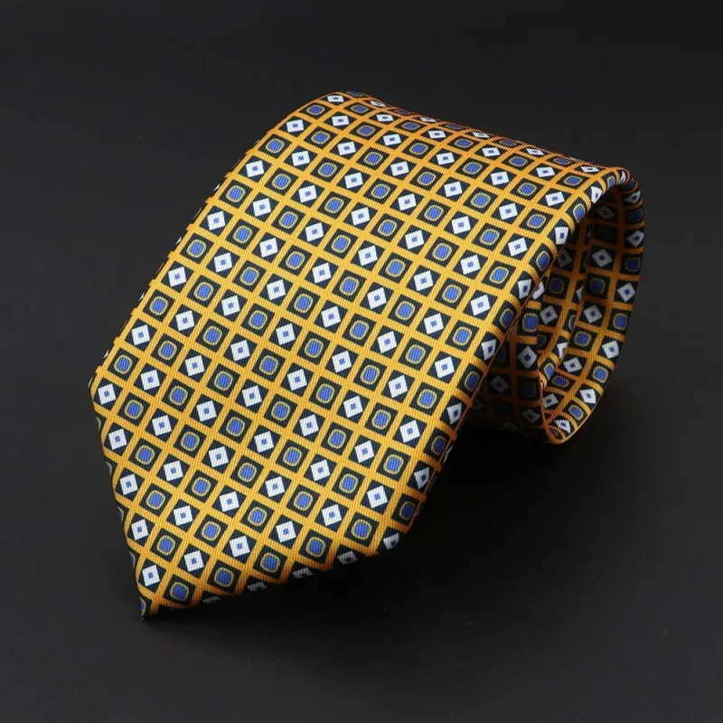 Vercelli · corbata estilo italiano amarillo made by Barlovento de Biar