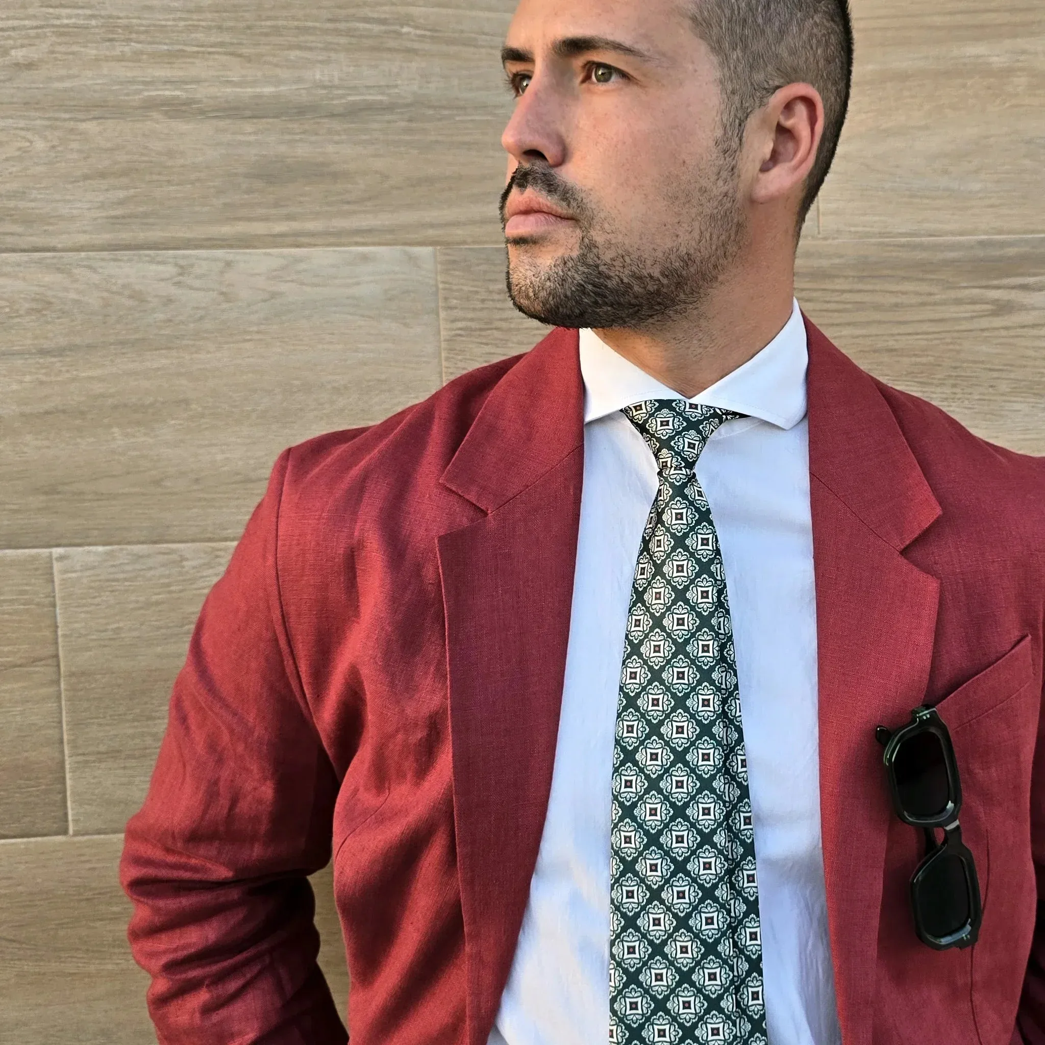 Nocera · corbata estilo italiano verde sold by Barlovento de Biar product image thumbnail 2