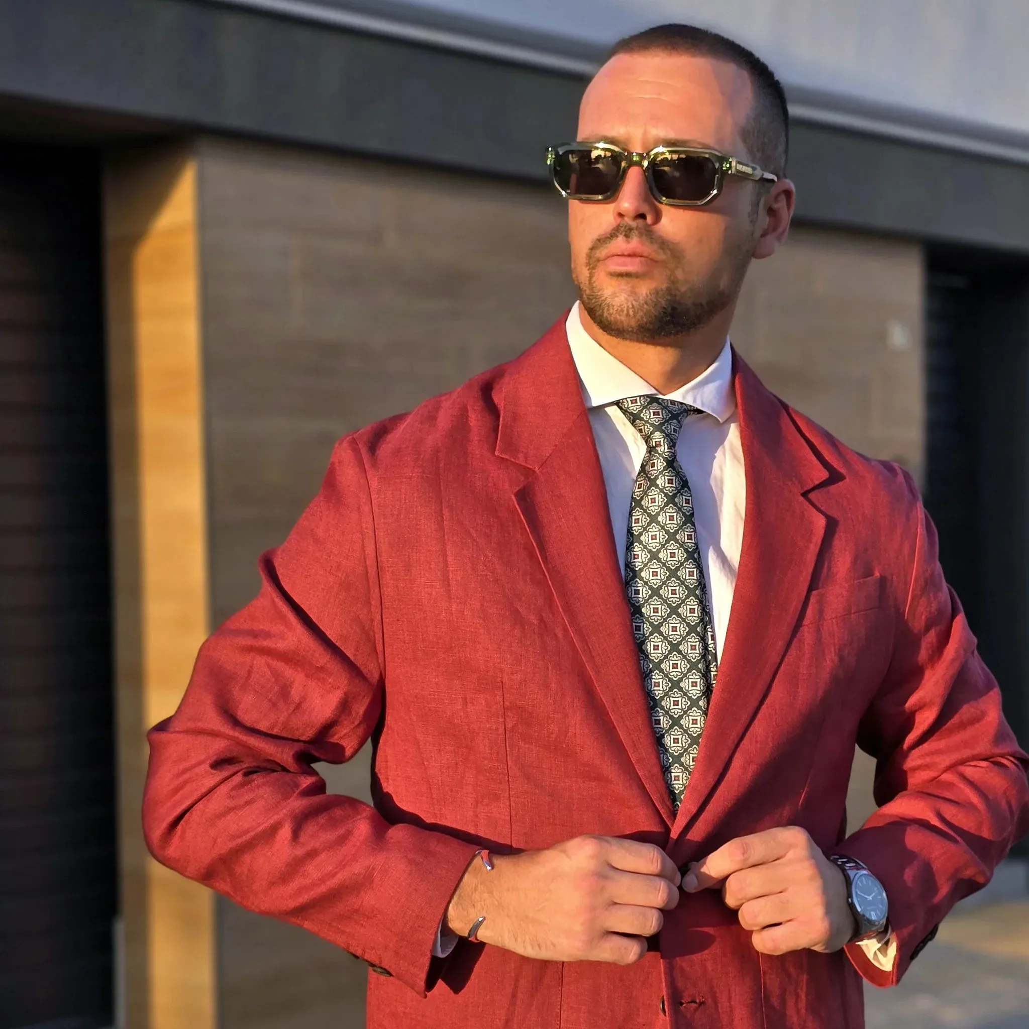 Nocera · corbata estilo italiano verde sold by Barlovento de Biar product image thumbnail 5