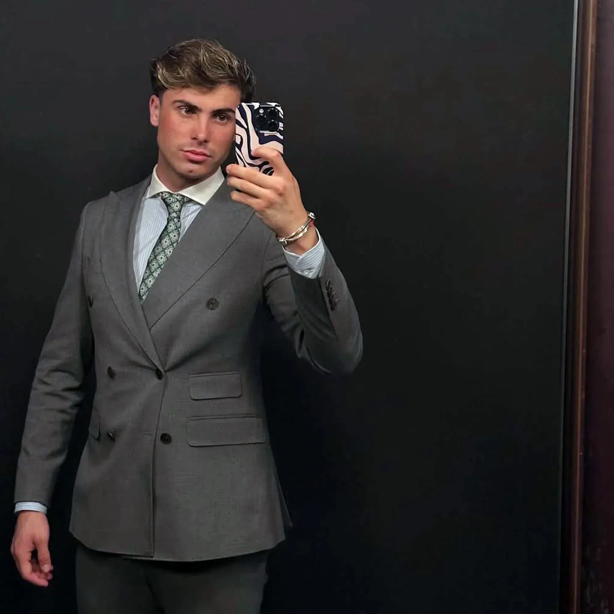 Nocera · corbata estilo italiano verde sold by Barlovento de Biar product image thumbnail 3