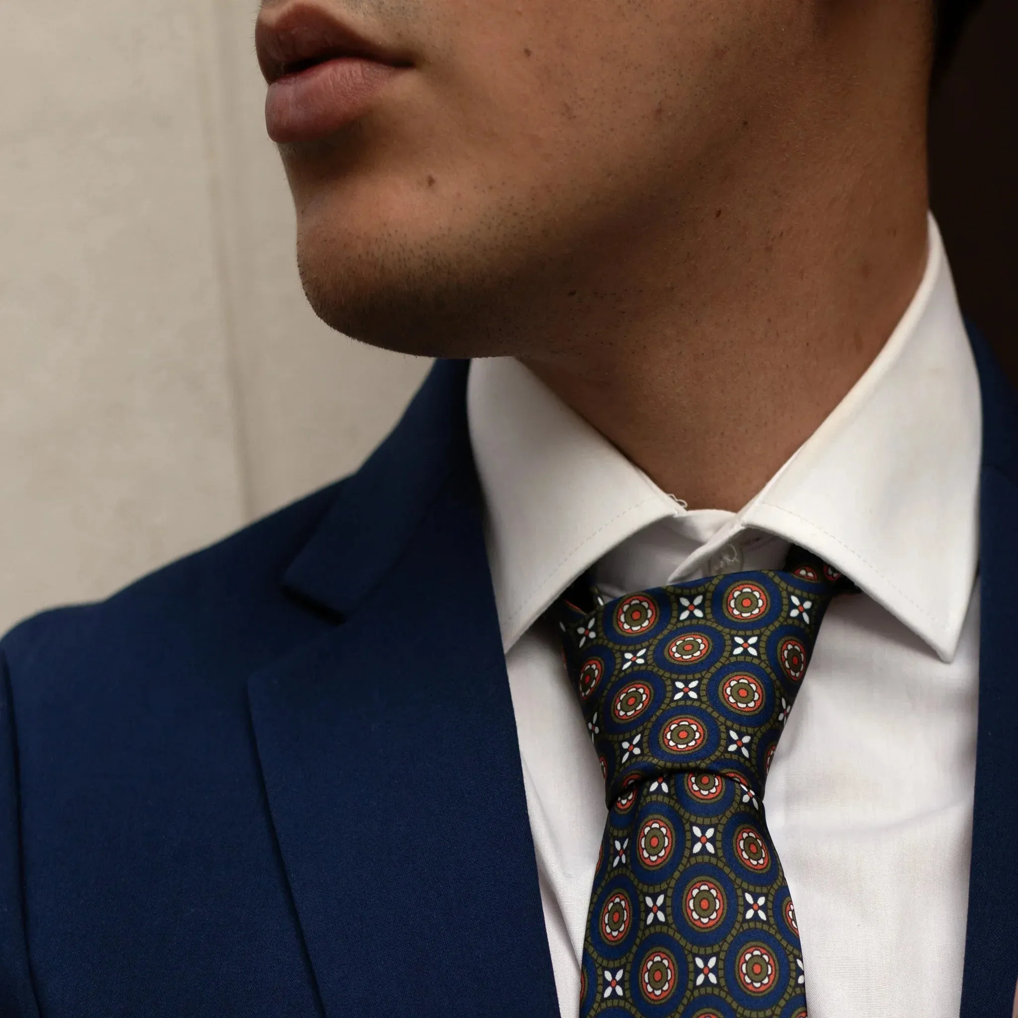 Lucca · corbata estilo italiano azul sold by Barlovento de Biar product image thumbnail 5